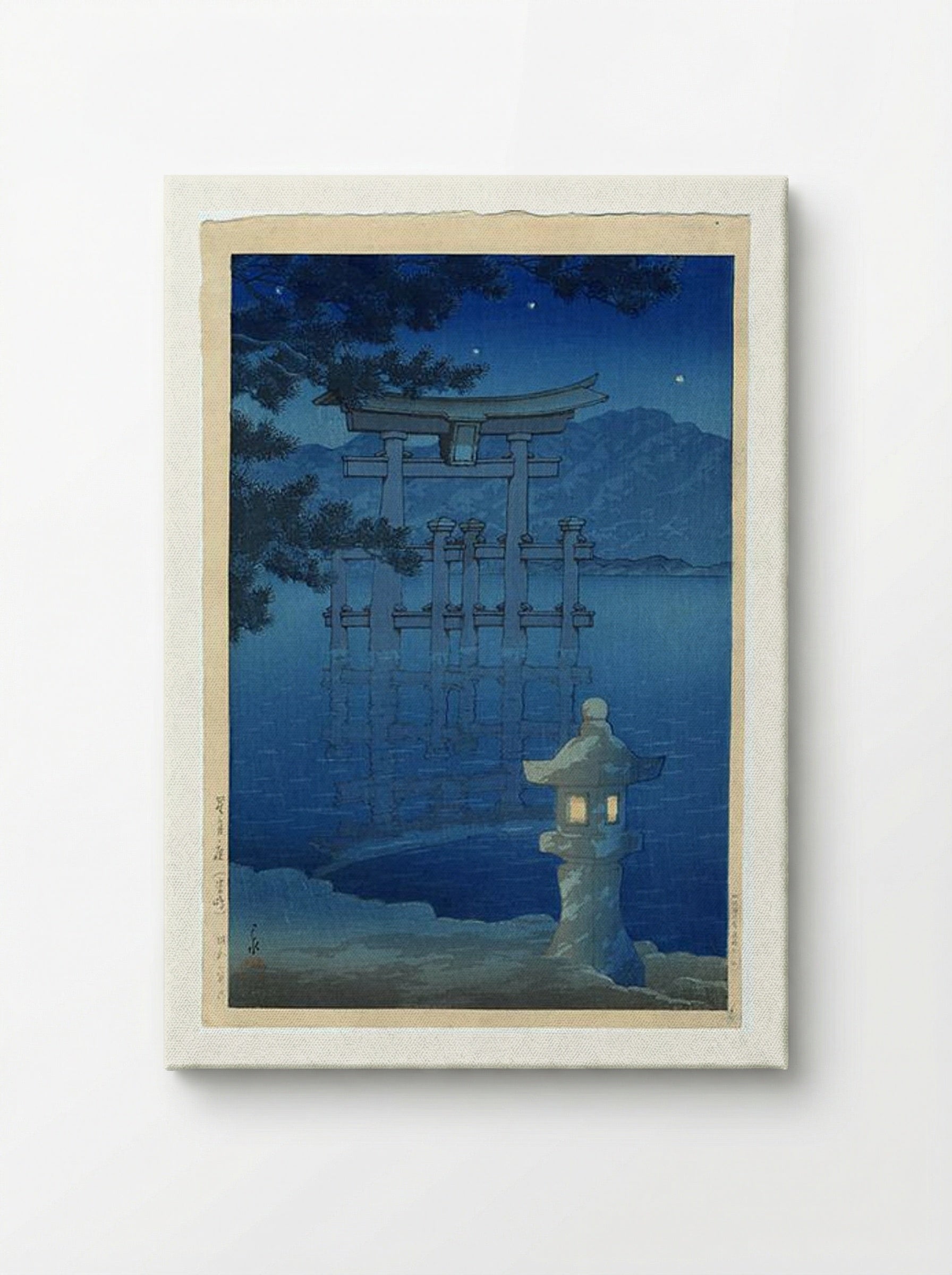 Starlit Night, Miyajima - Hasui Kawase - Canvas