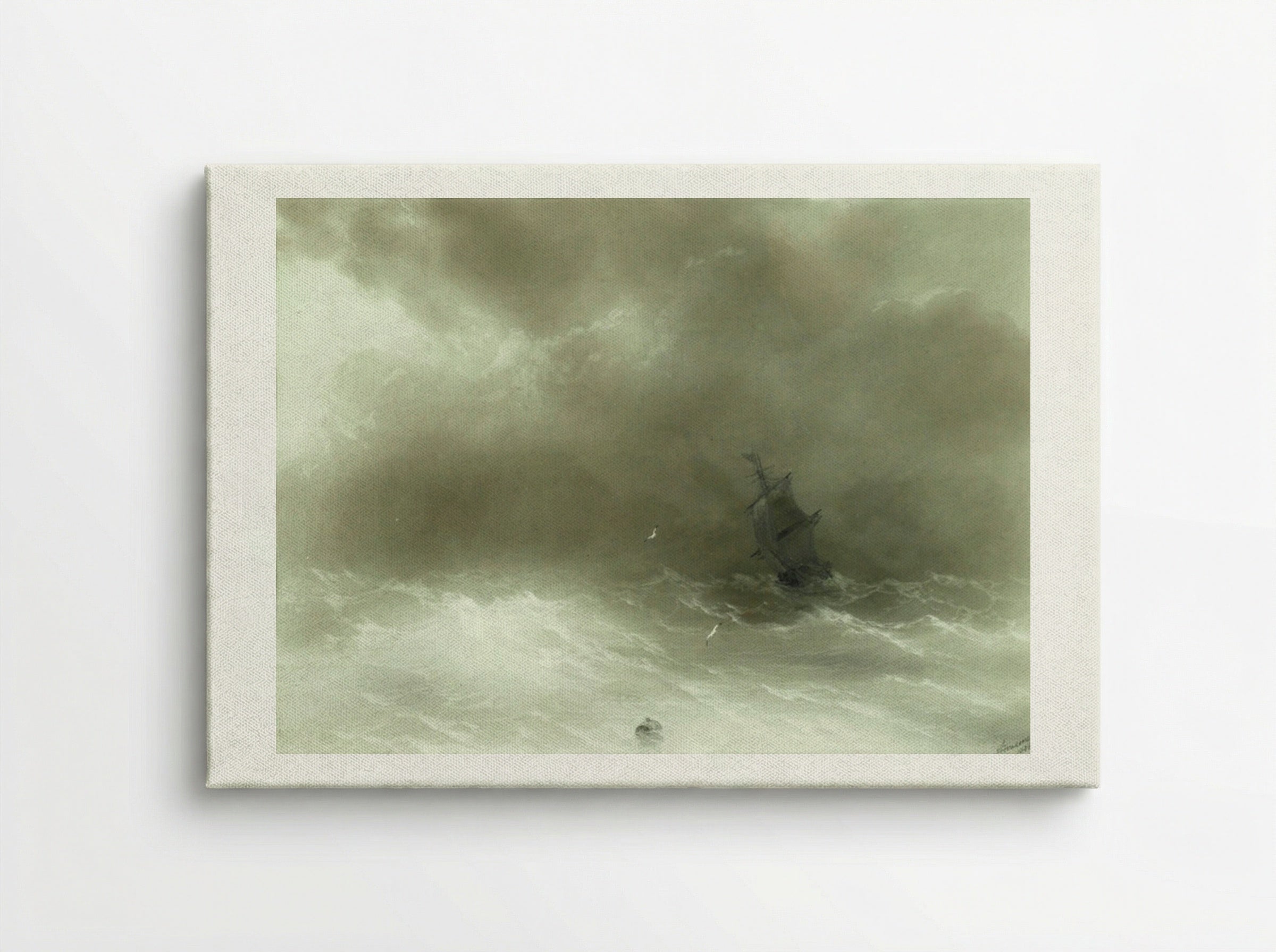 Strong Wind - Ivan Aivazovsky - Canvas