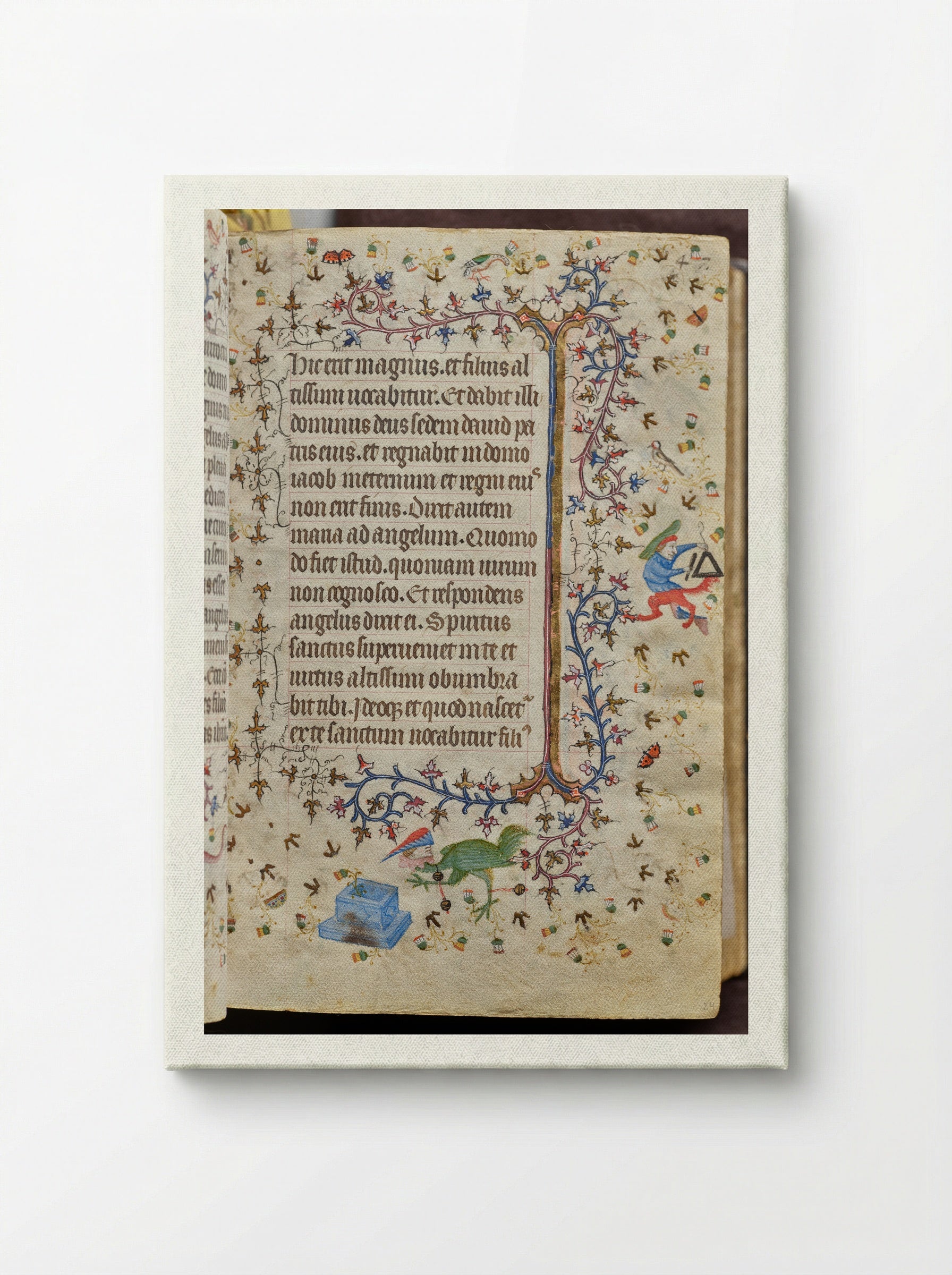 Christ Nailed to the Cross - Master of the Brussels Initials and Associates - Canvas