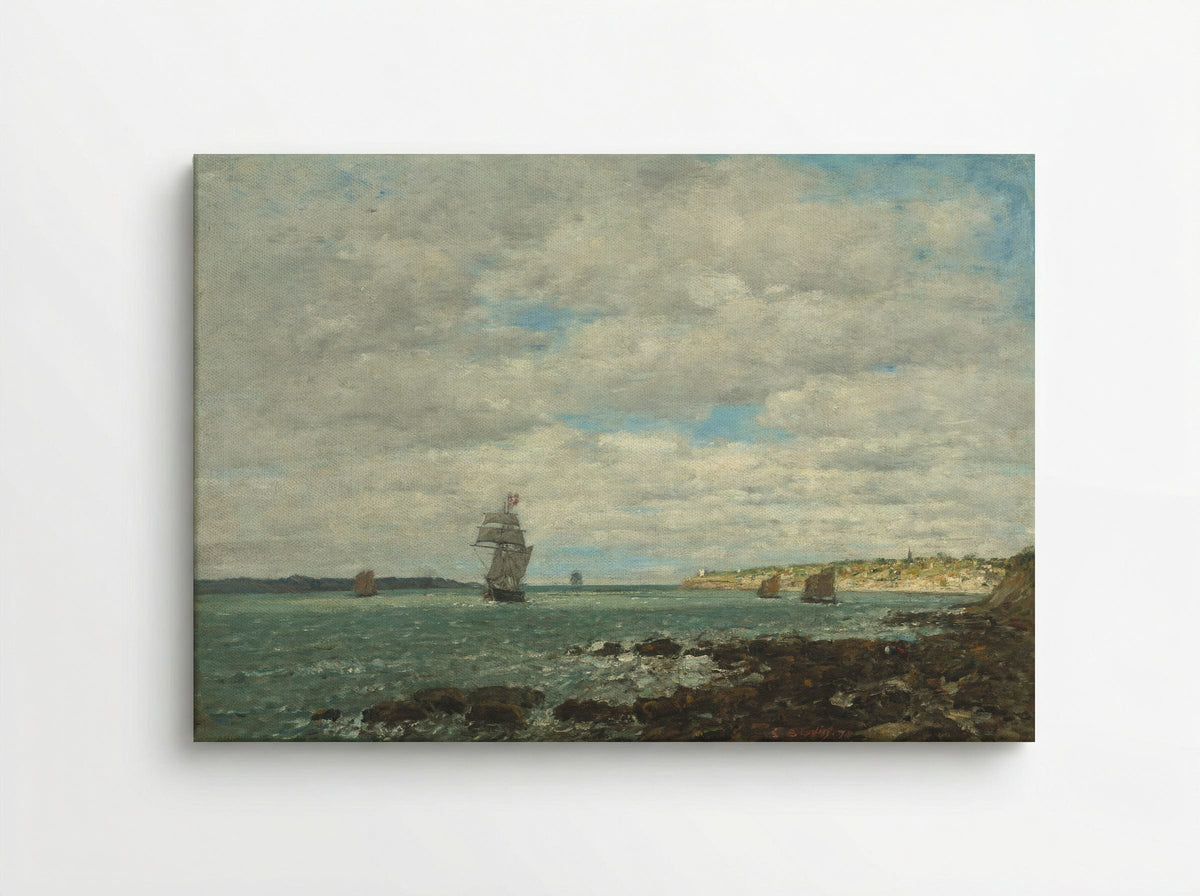 Coast of Brittany - Eugène Boudin - Canvas