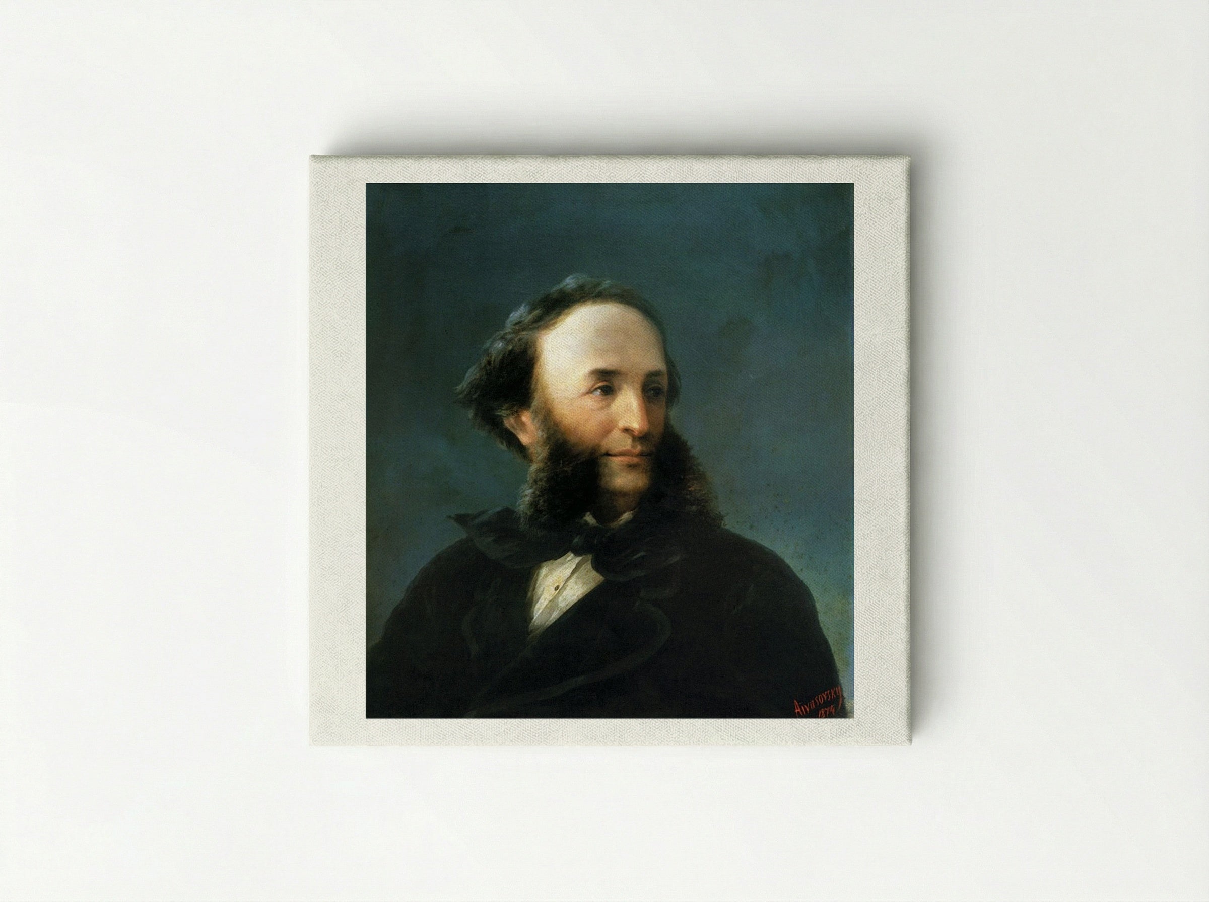 Self-portrait - Ivan Aivazovsky - Canvas