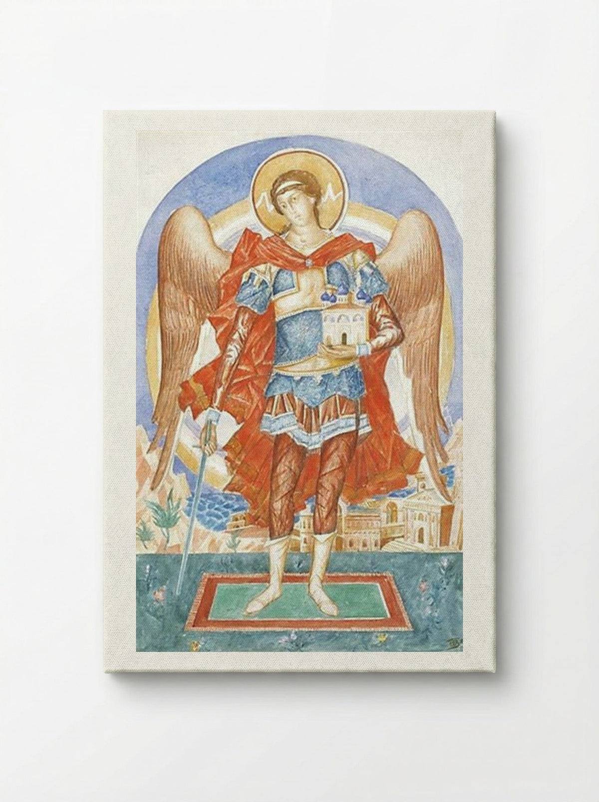Archangel Michael - Kuzma Petrov-Vodkin - Canvas