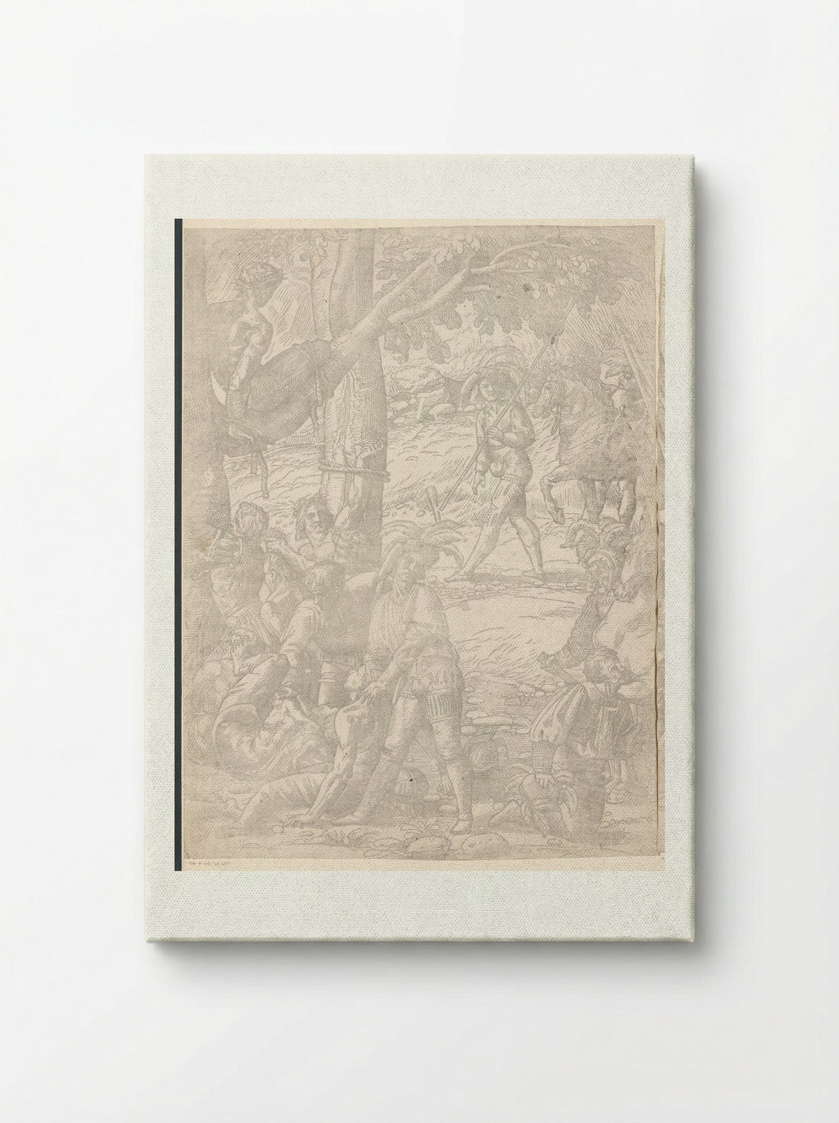 Martyrdom of the Ten Thousand (Seventh Part) - Domenico Campagnola - Canvas