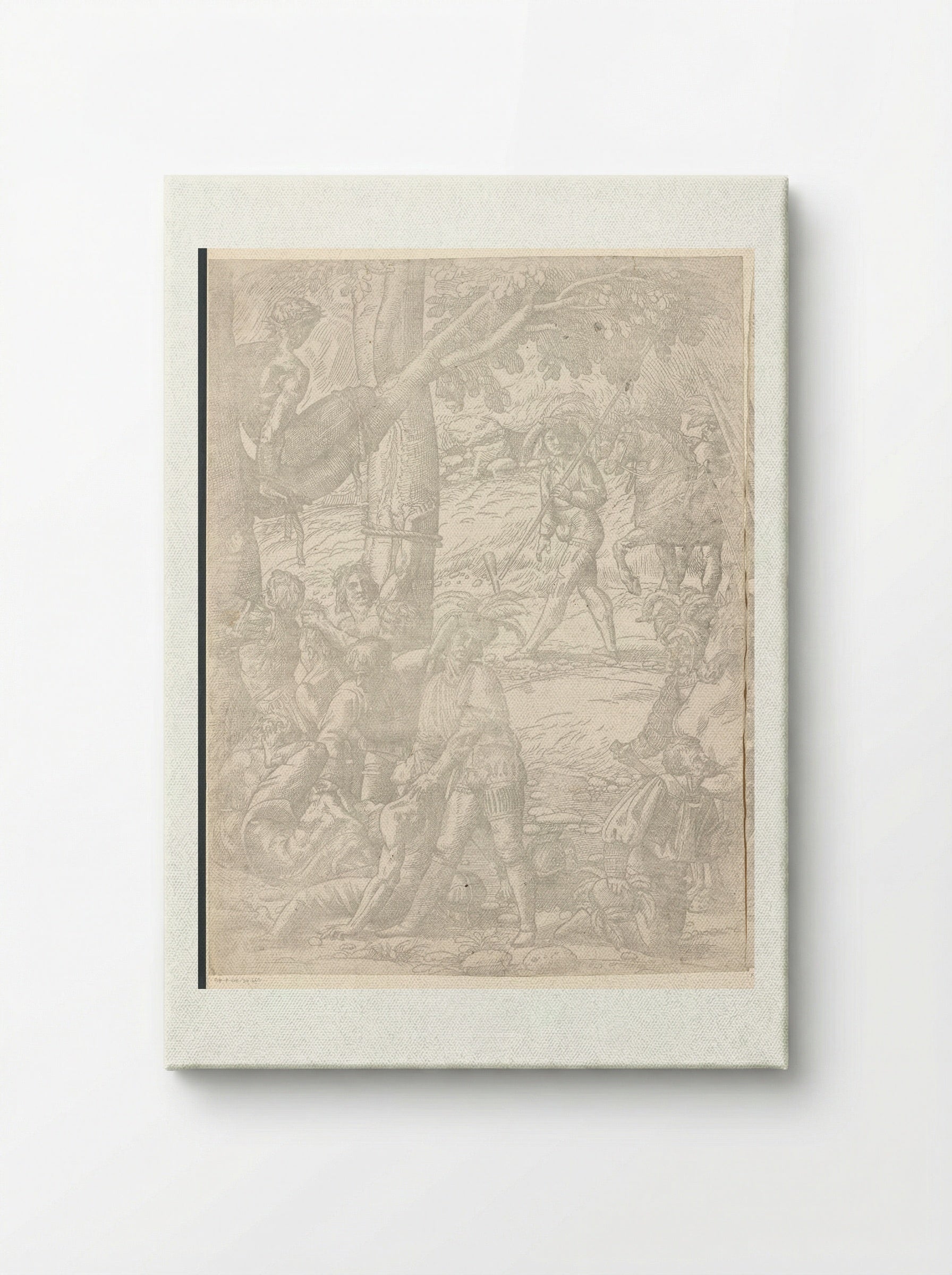Martyrdom of the Ten Thousand (Seventh Part) - Domenico Campagnola - Canvas
