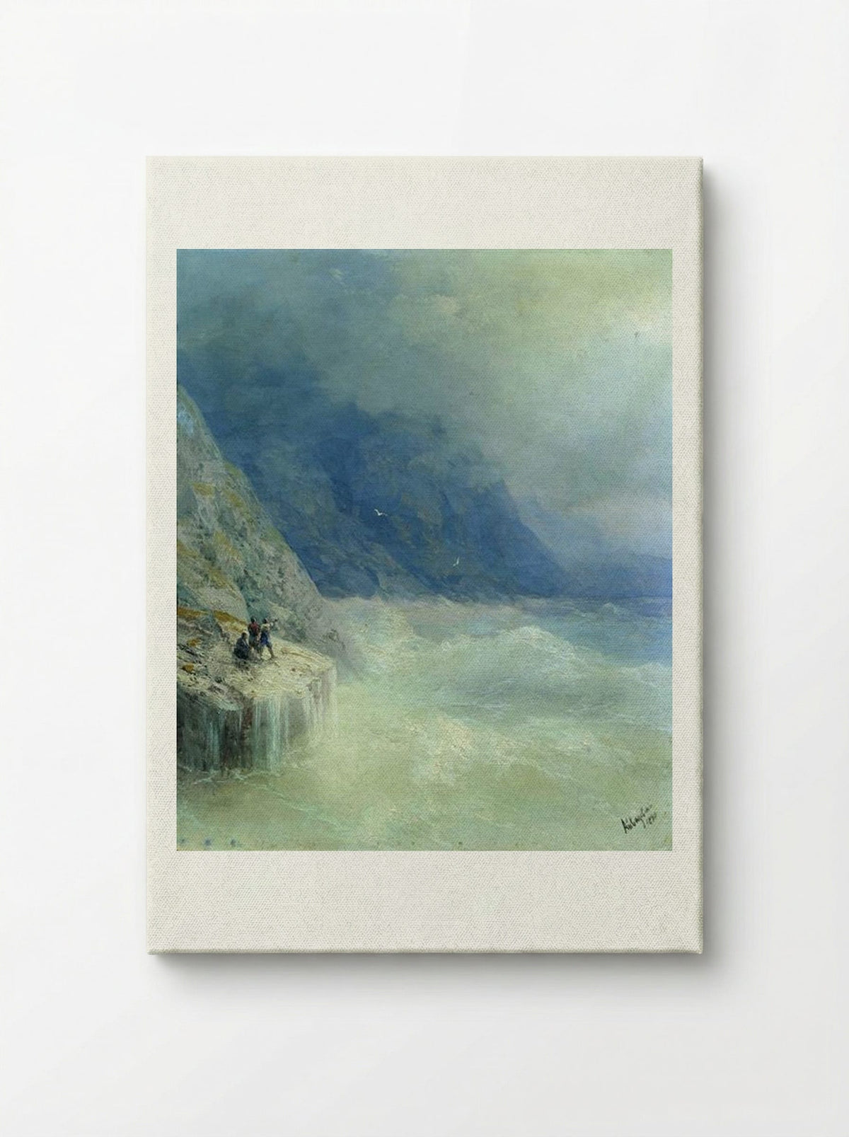 Rocks in the Mist - Ivan Aivazovsky - Canvas