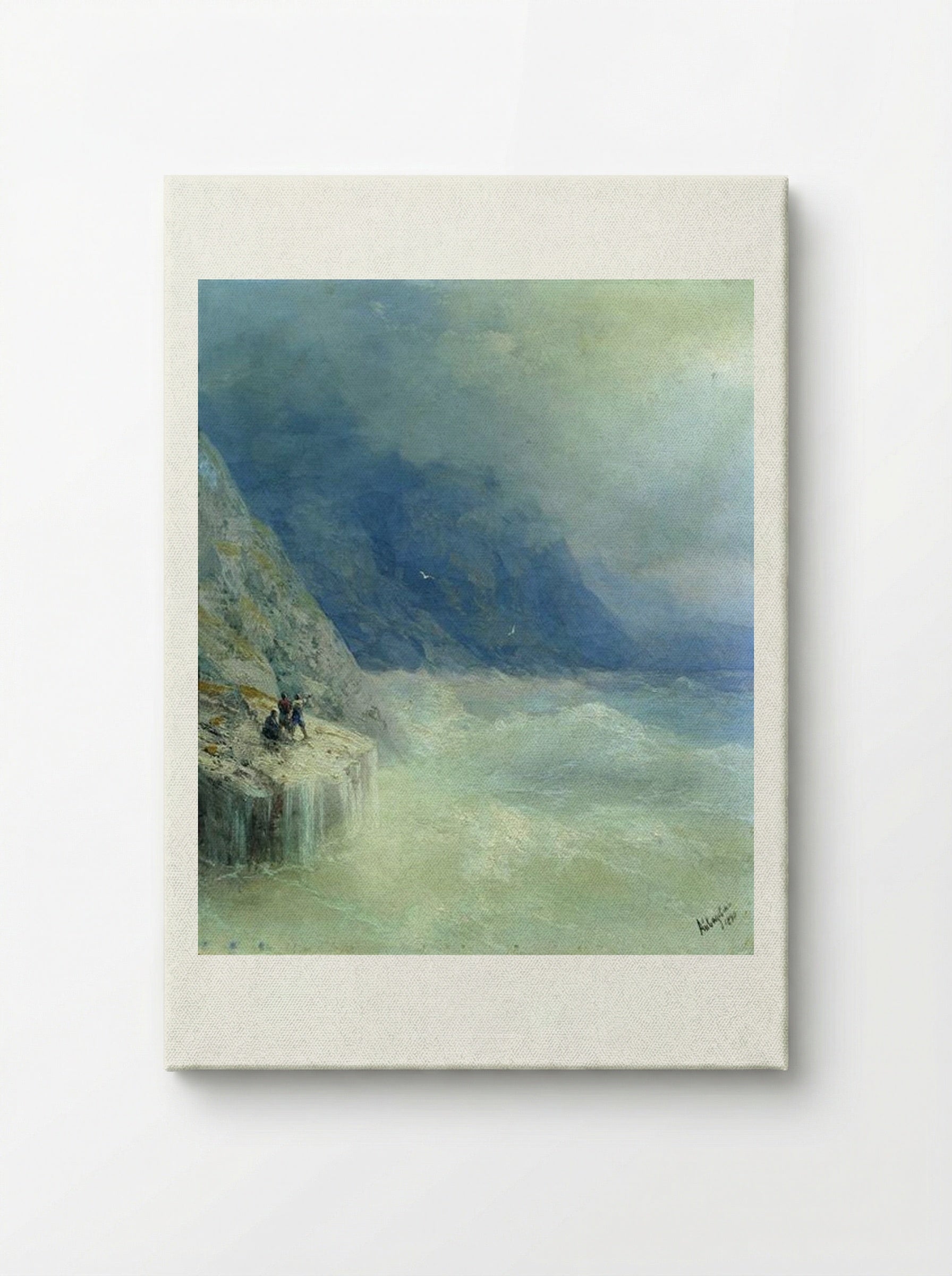 Rocks in the Mist - Ivan Aivazovsky - Canvas