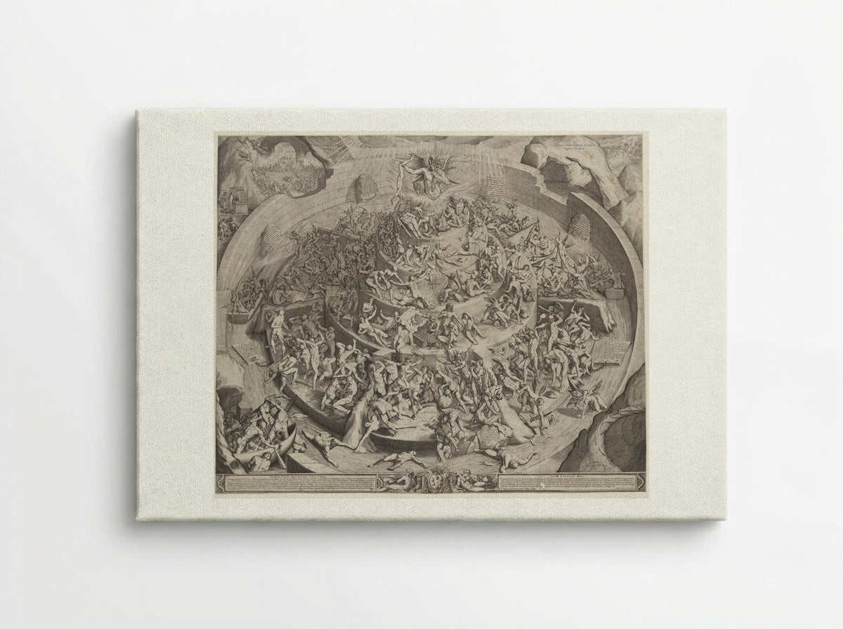 The Inferno According to Dante - Jacques Callot - Canvas