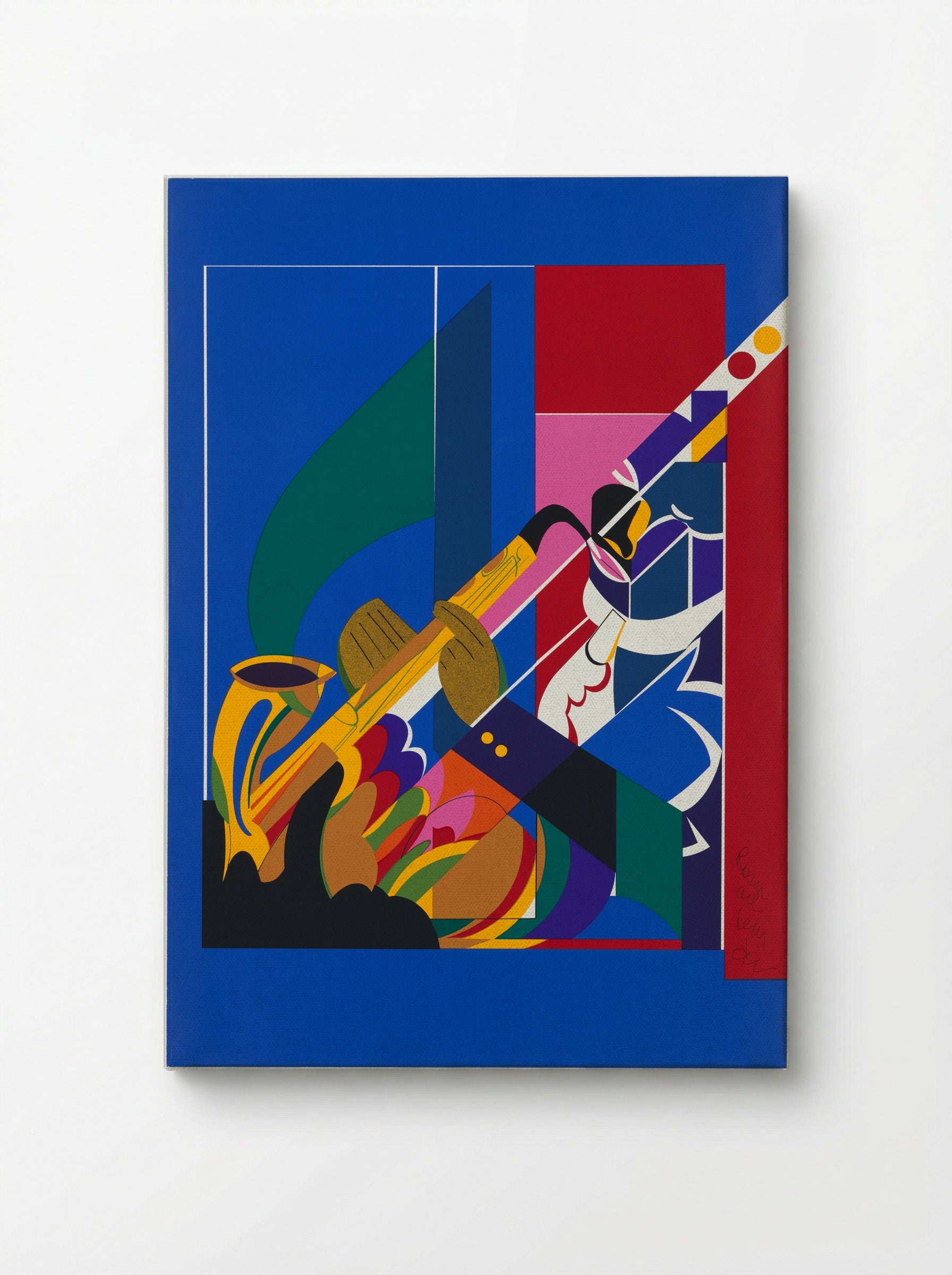 Alto Saxophone - Romare Bearden - Canvas