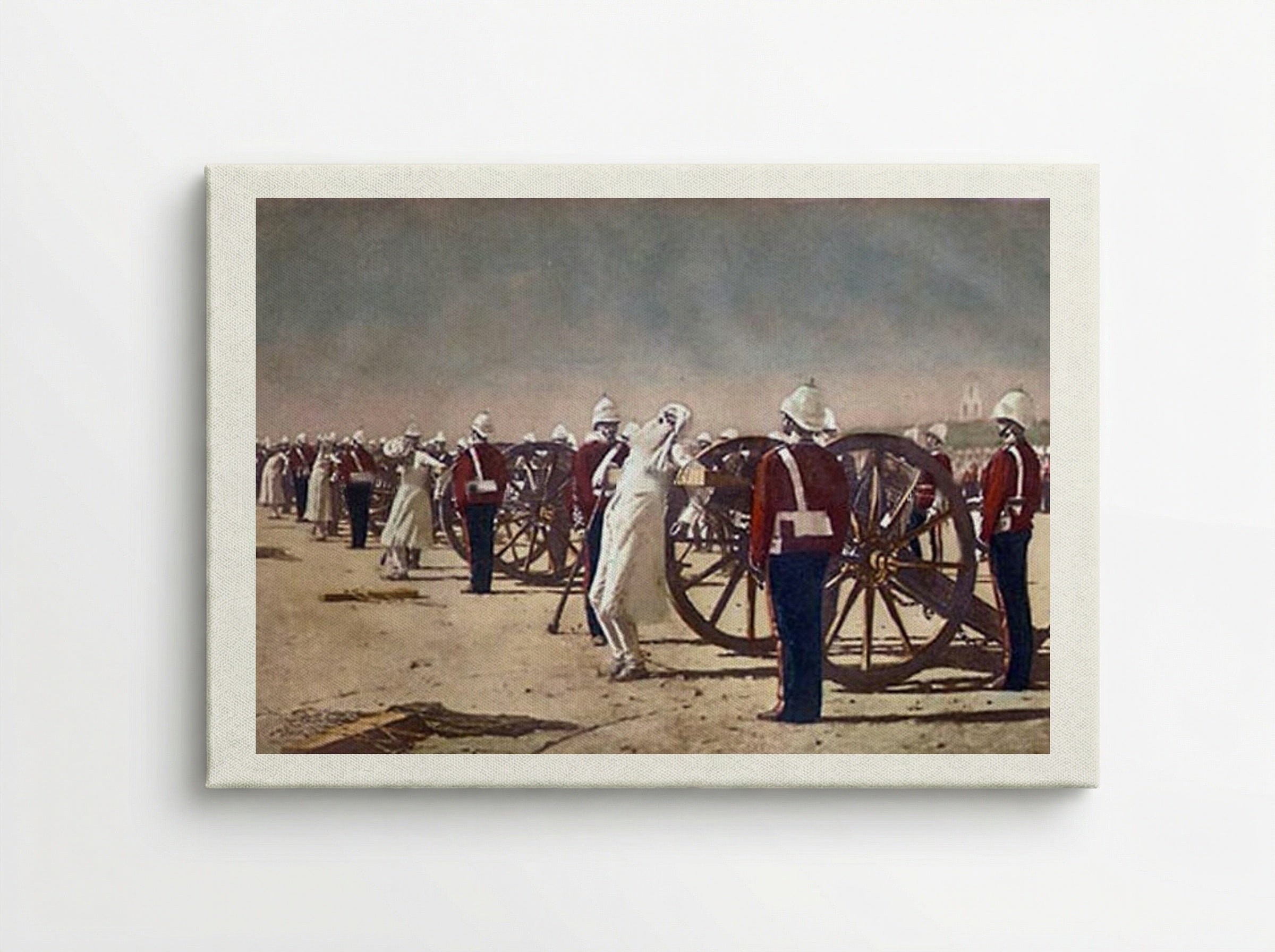 Blowing from Guns in British India - Vasily Vereshchagin - Canvas