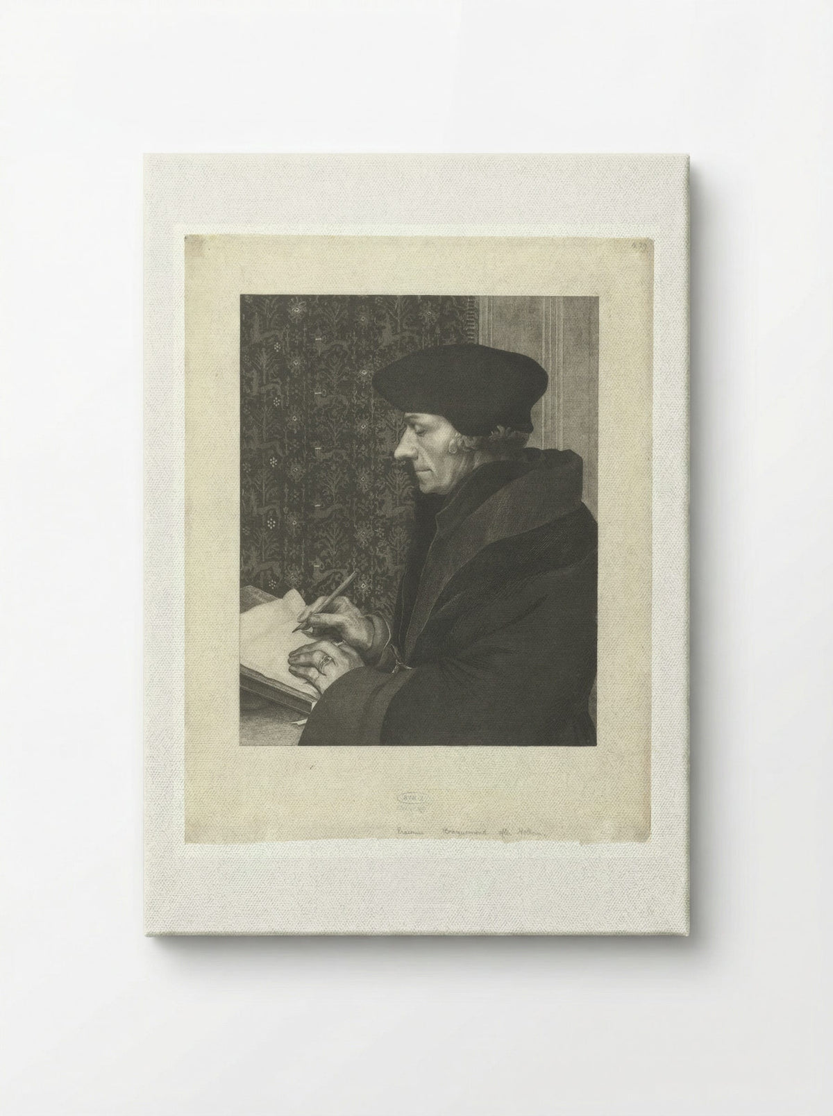 Portret van Desiderius Erasmus - Félix Bracquemond - Canvas