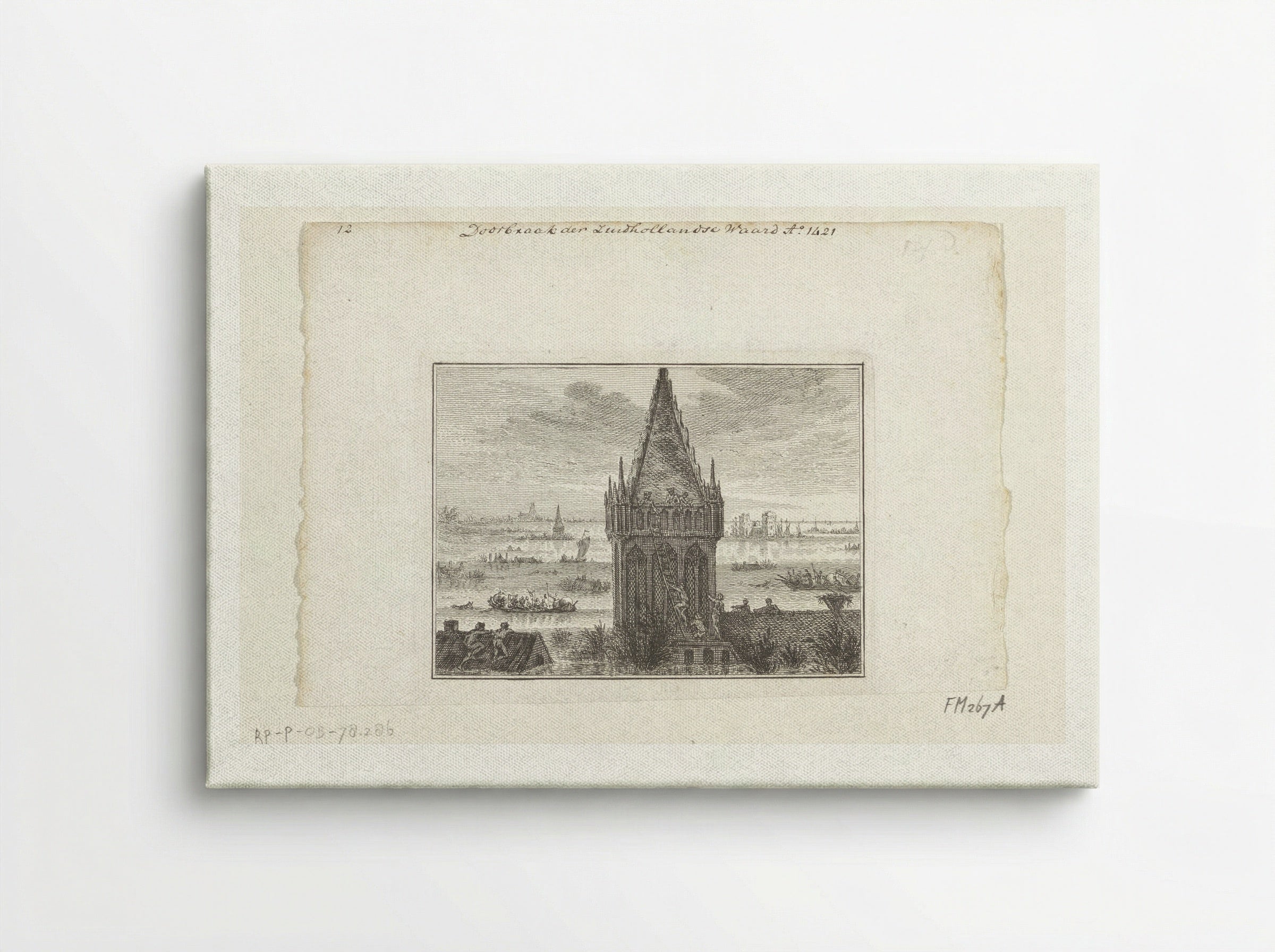 Doorbraak der Zuidhollandse Waard - Unknown Artist - Canvas