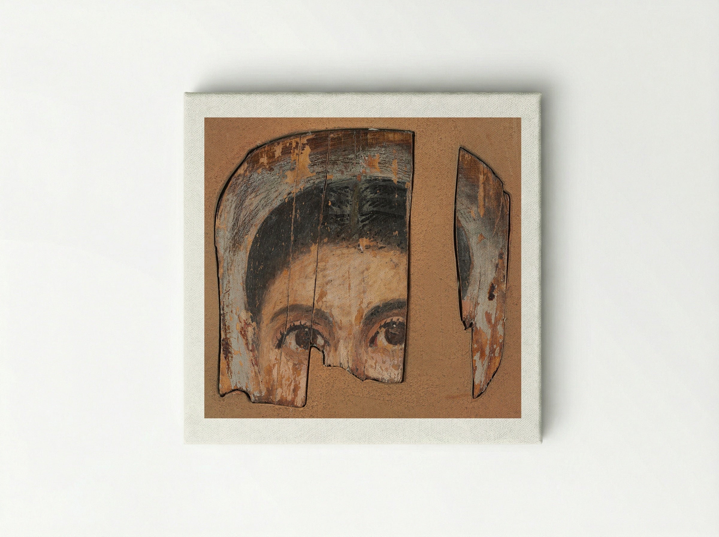 Untitled (Fragmentary Mummy Portrait) - Fine Art Print - Canvas