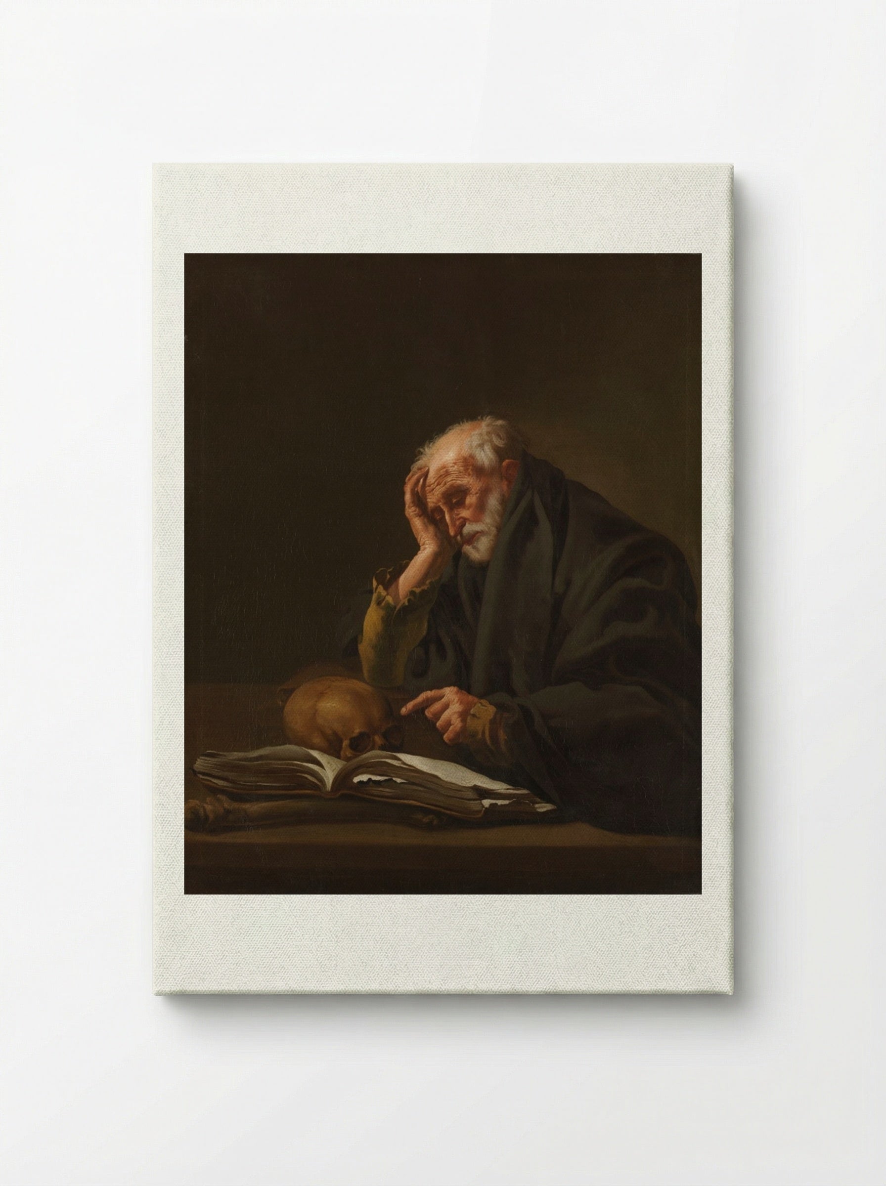 Saint Jerome - Hendrick ter Brugghen - Canvas