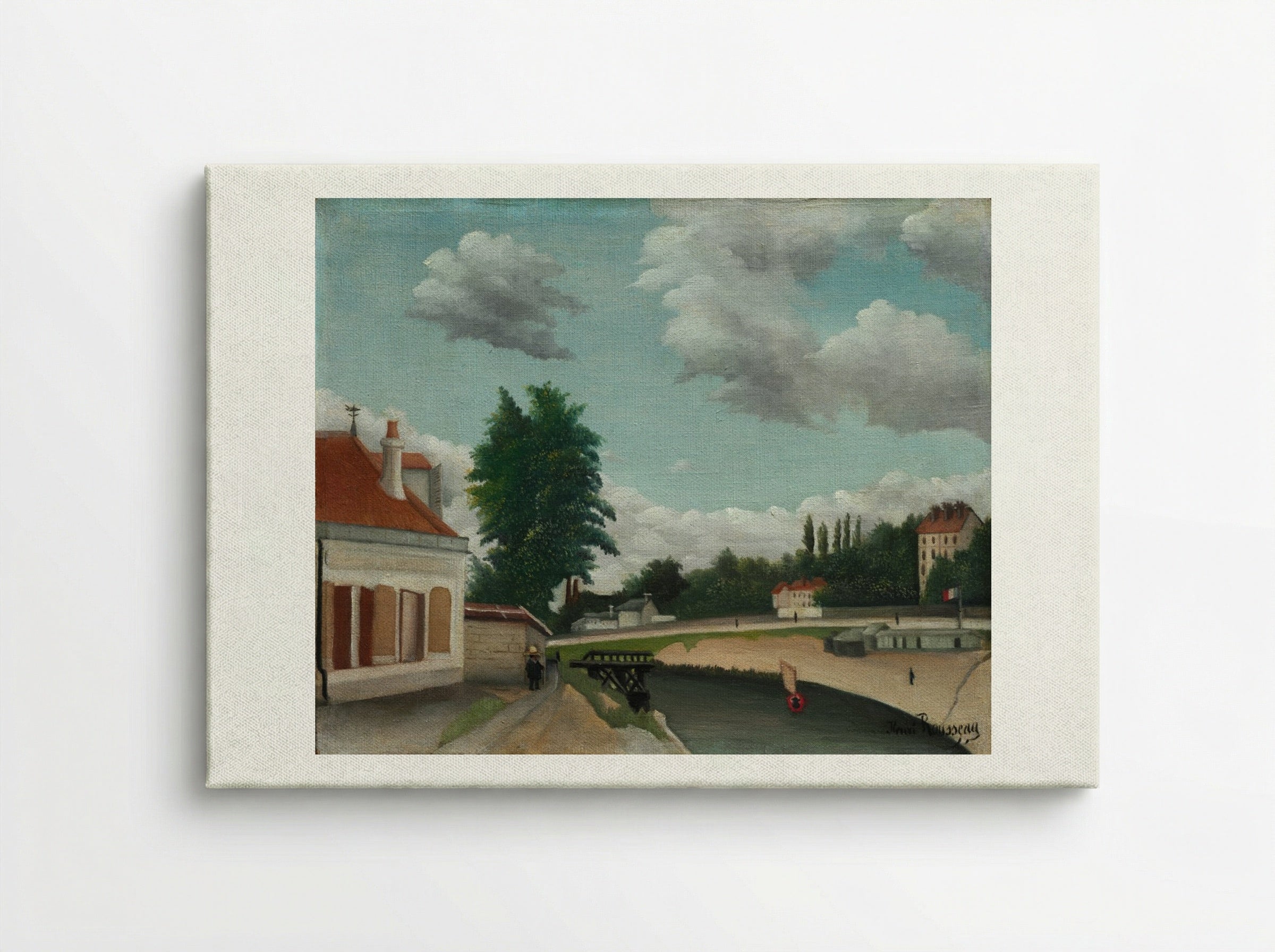 Outskirts of Paris - Henri Rousseau - Canvas