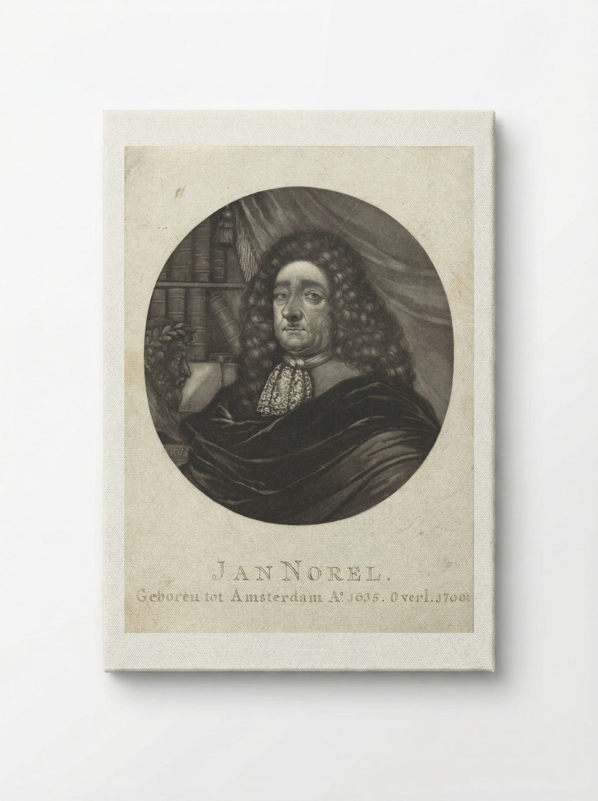 Portrait of Petrus Boudaan - Pieter Schenk (I) - Canvas