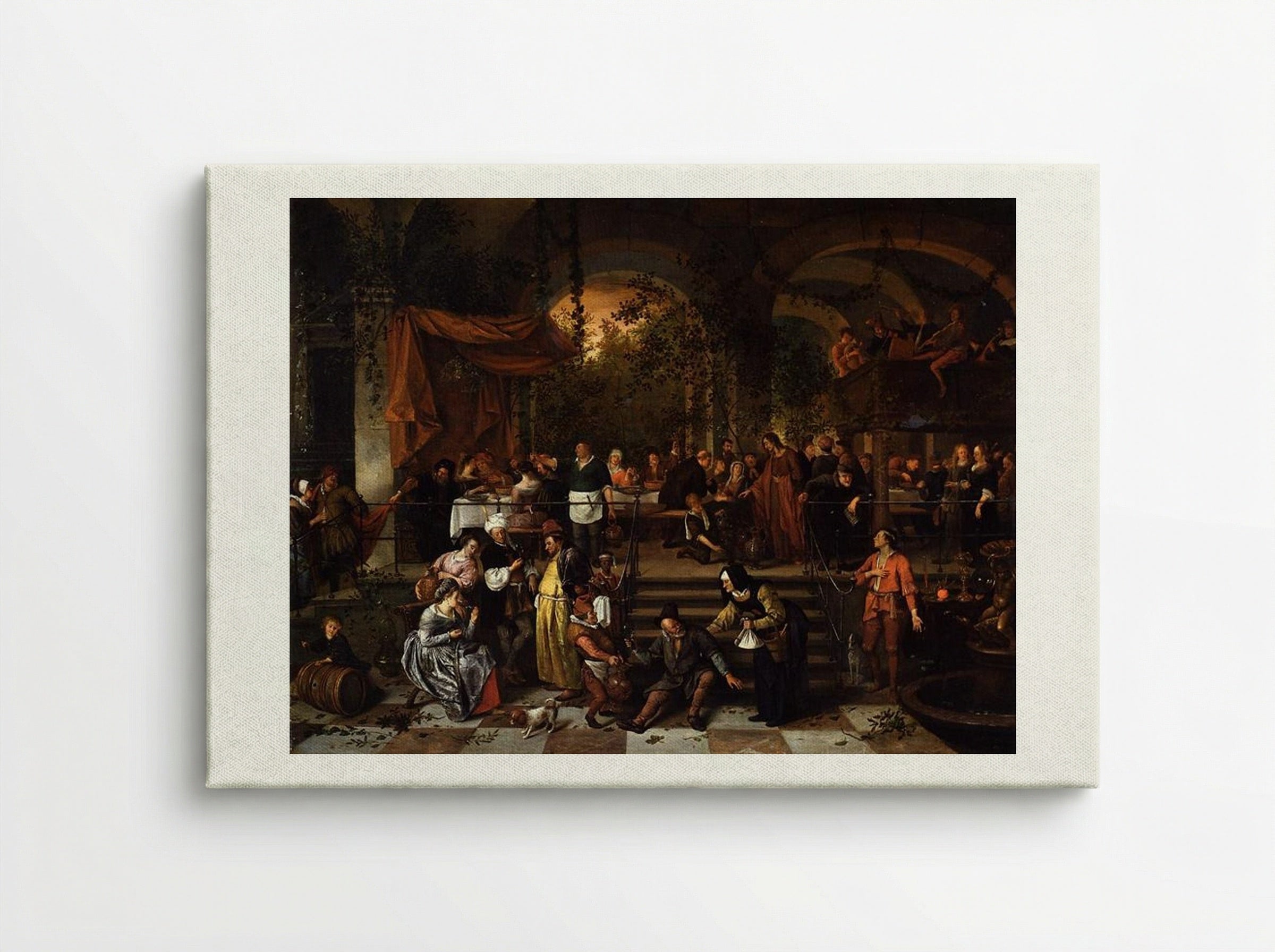 The Wedding Feast at Cana - Jan Steen - Canvas