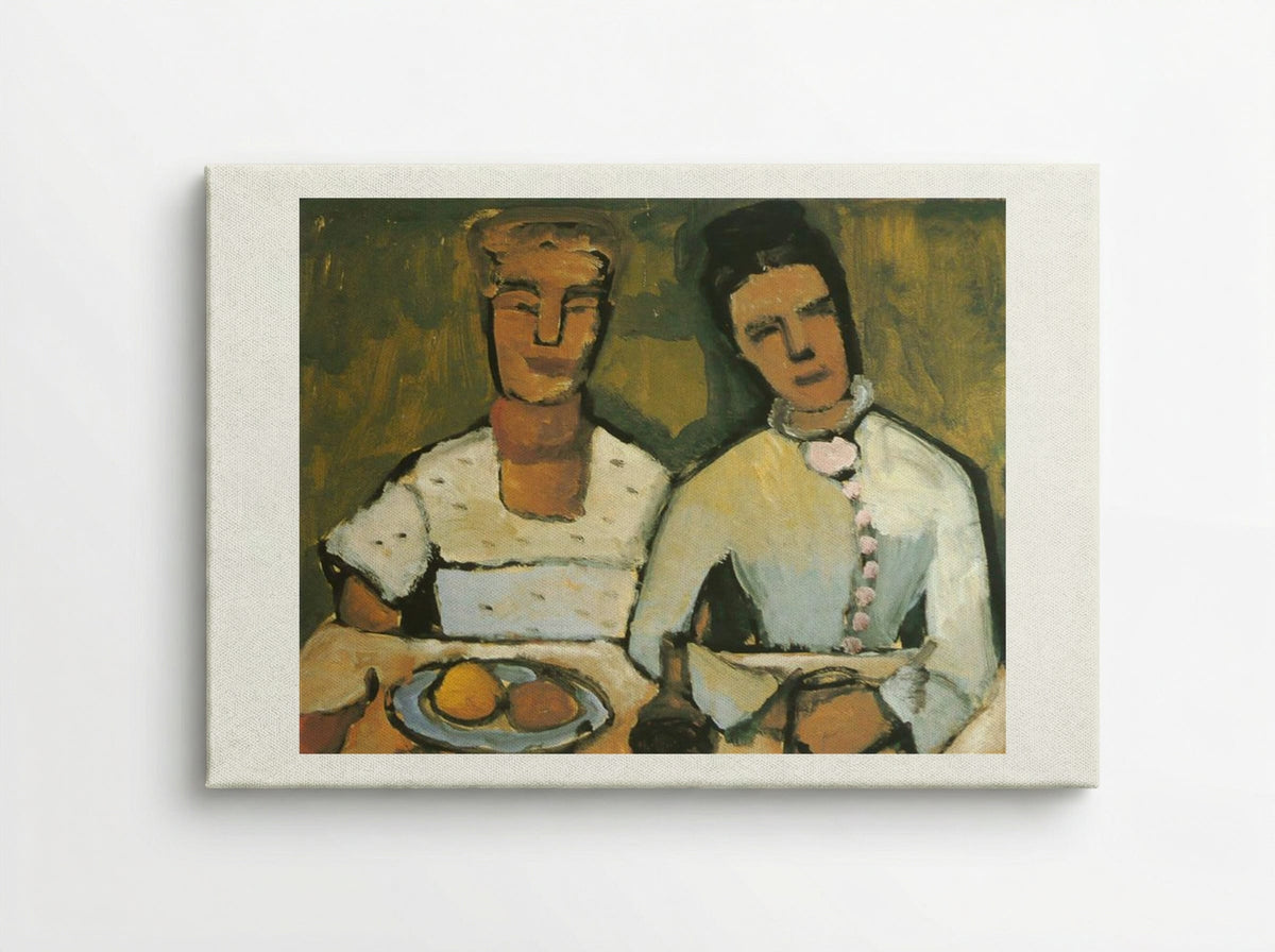 Lee and his sister Hoetger - Paula Modersohn-Becker - Canvas