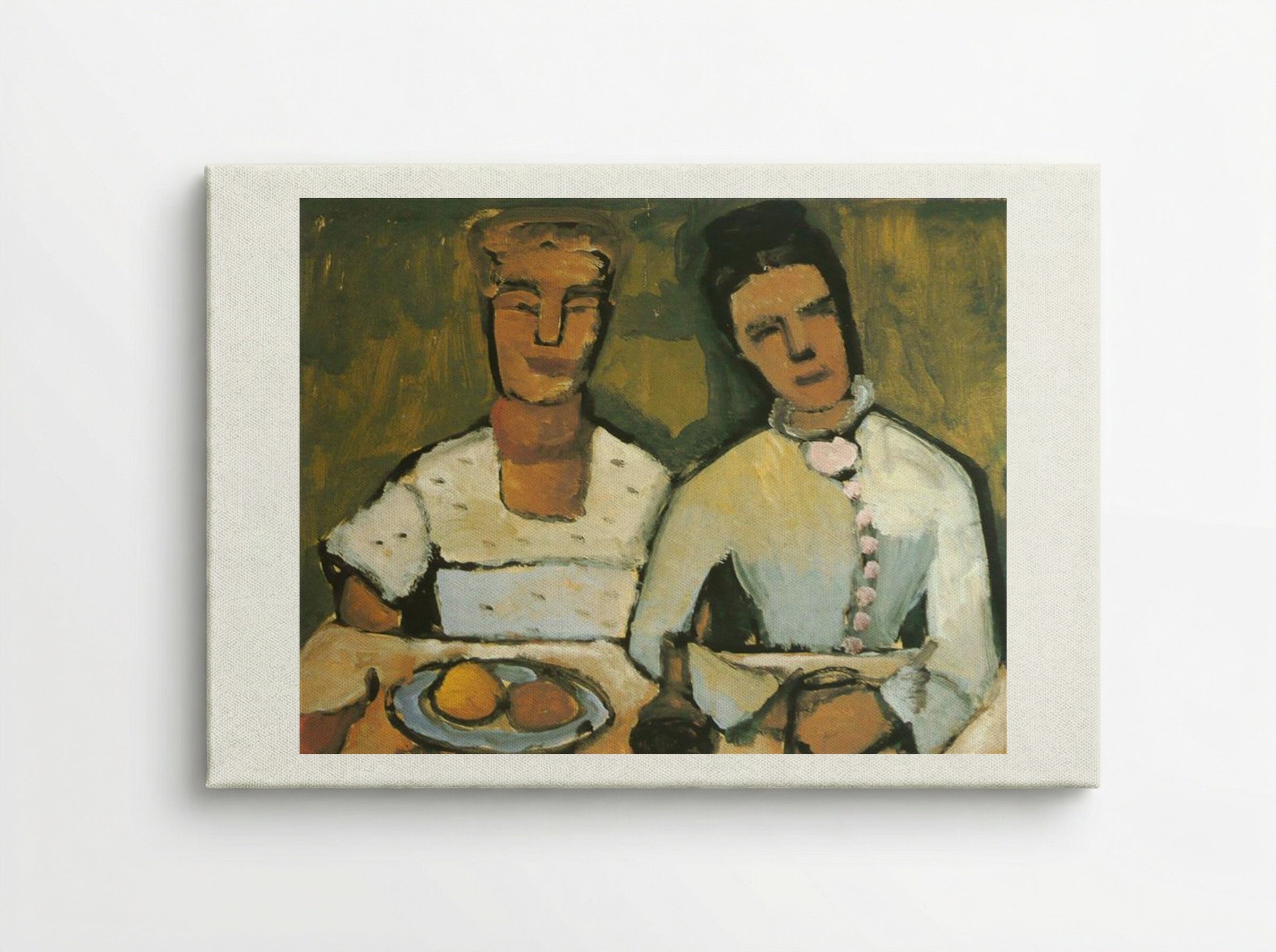 Lee and his sister Hoetger - Paula Modersohn-Becker - Canvas