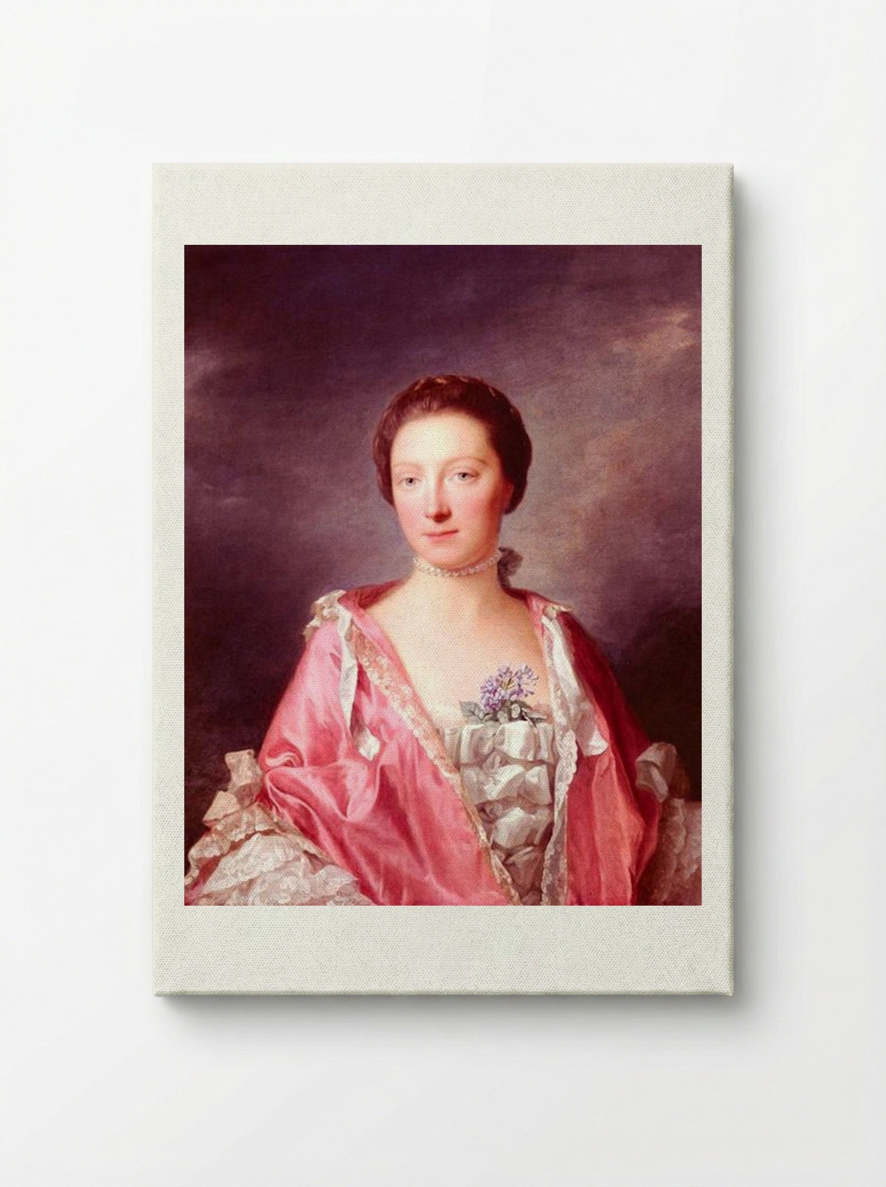 Portrait of Elizabeth Gunning, Duchess of Argyll - Allan Ramsay - Canvas