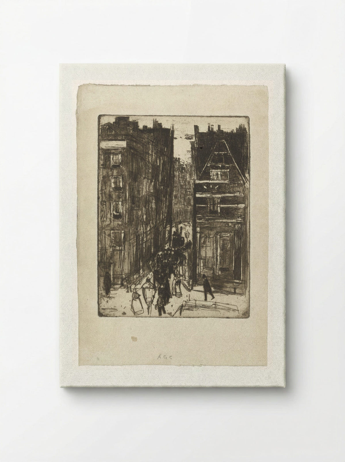 Gasthuismolensteeg in Amsterdam - Isaac Israels - Canvas