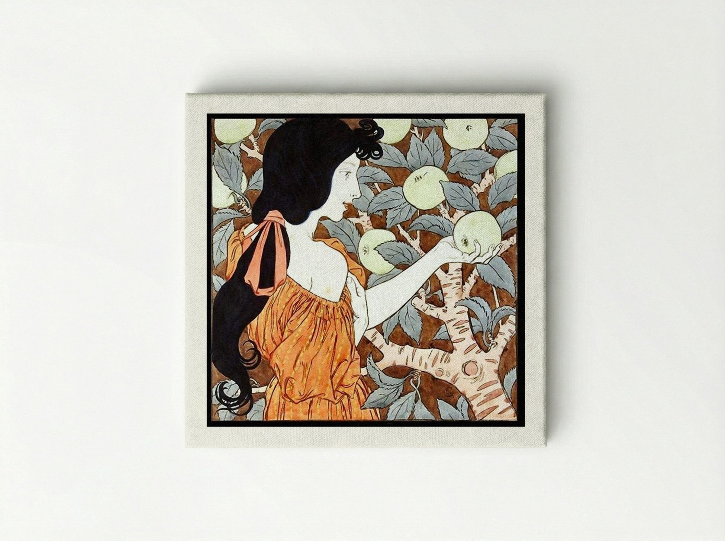 Tentation - Eugène Grasset - Canvas