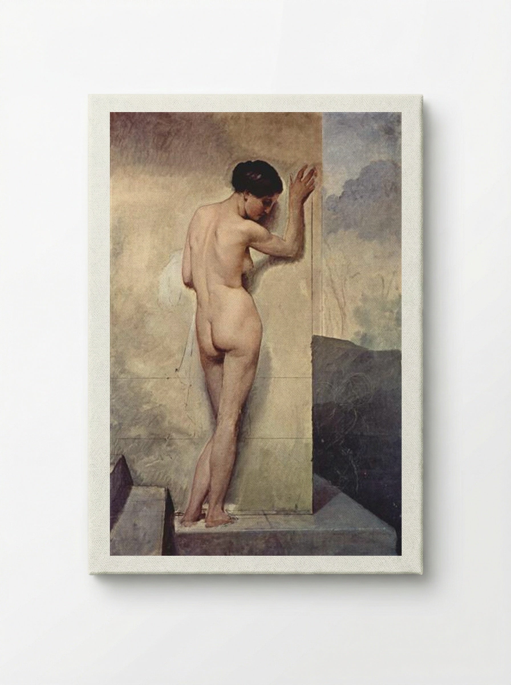 Female Nude (Study) - Francesco Hayez - Canvas