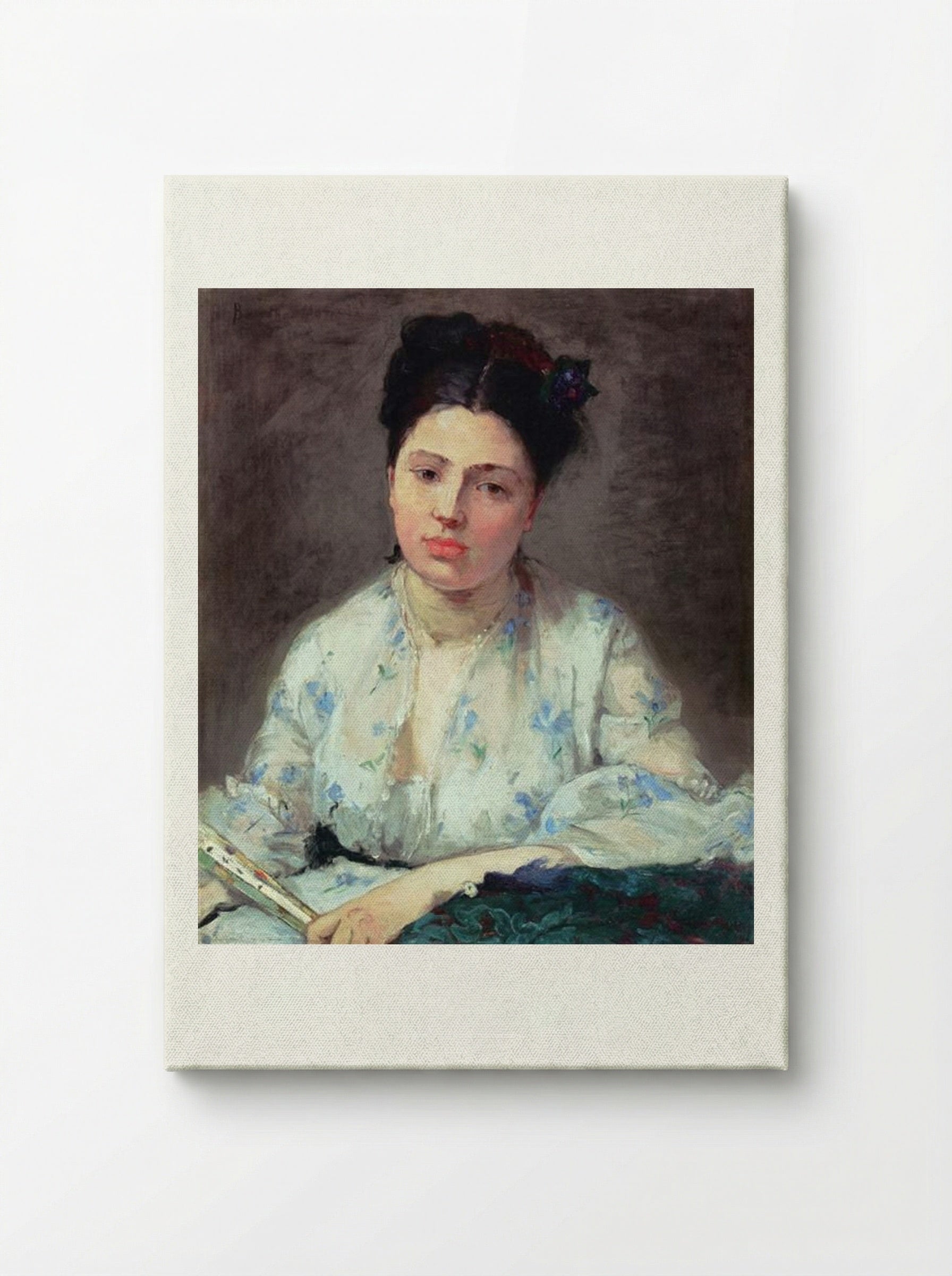 Young Woman Leaning - Berthe Morisot - Canvas