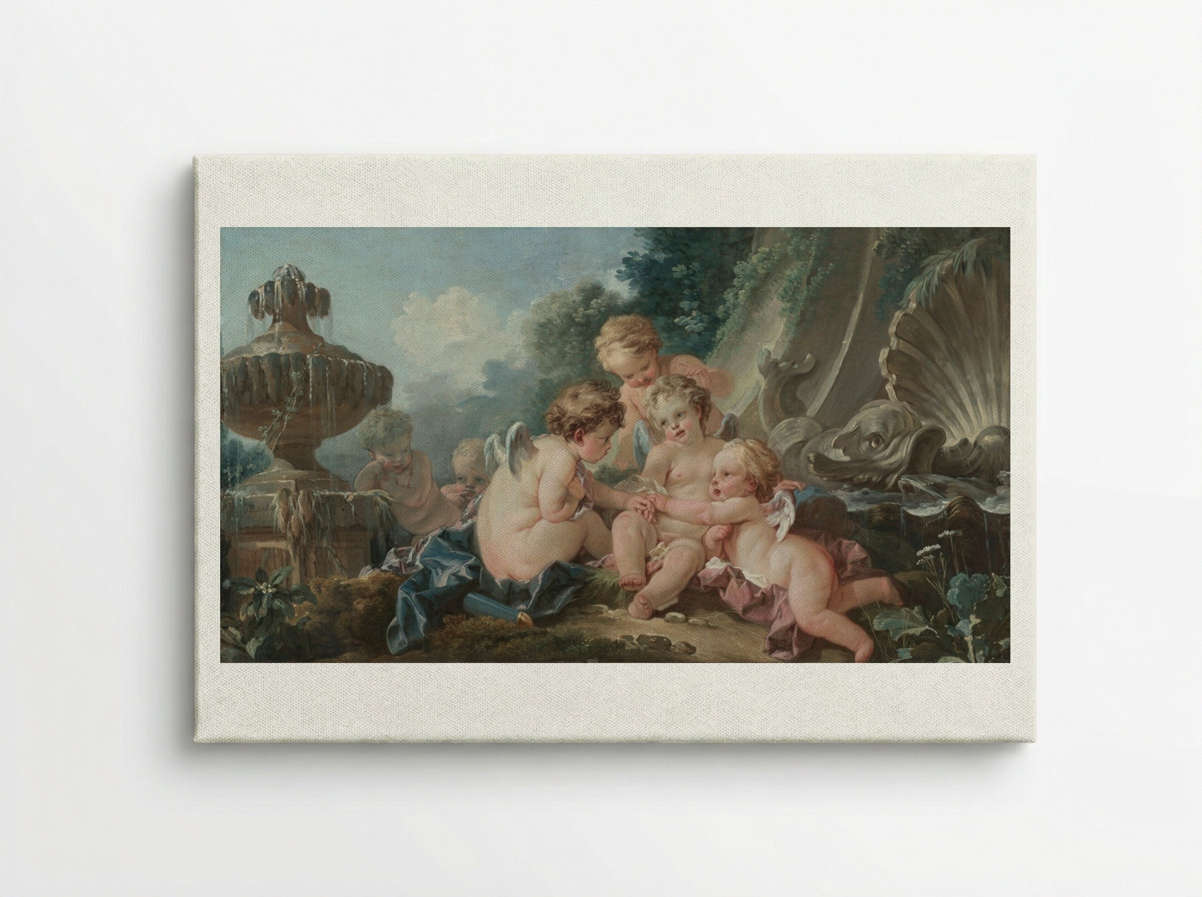 Cupids in Conspiracy - François Boucher - Canvas