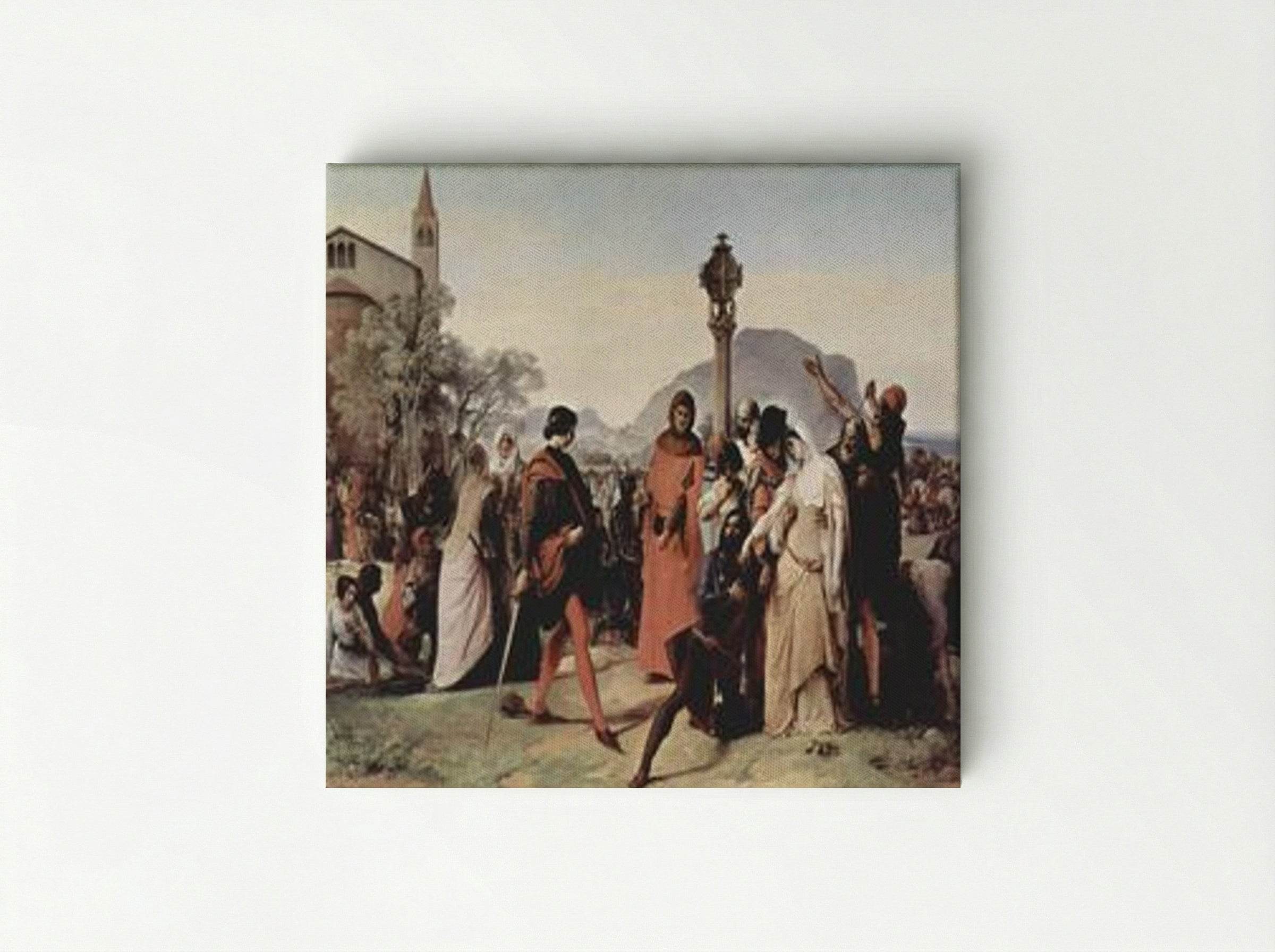 The Sicilian Vespers - Francesco Hayez - Canvas