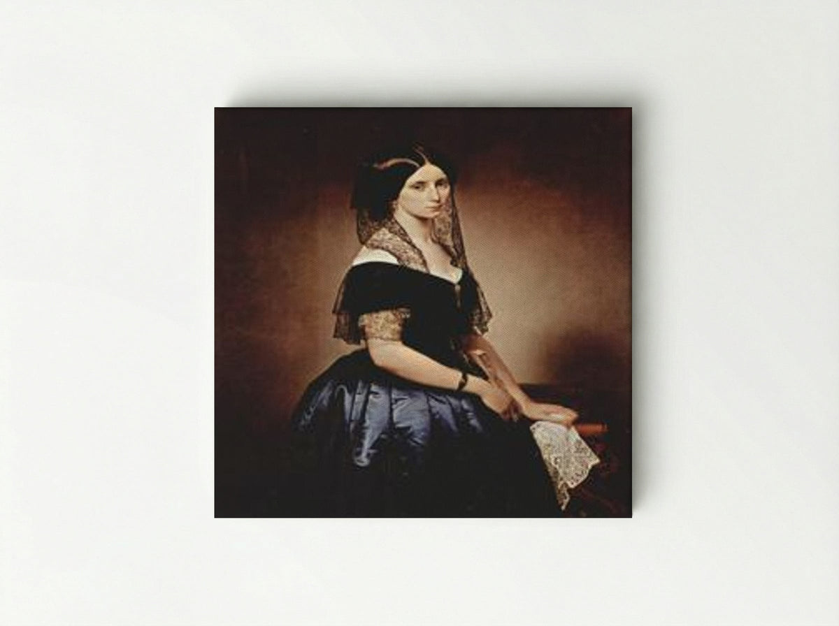 Portrait of Antoniet Tarsis Basilico - Francesco Hayez - Canvas