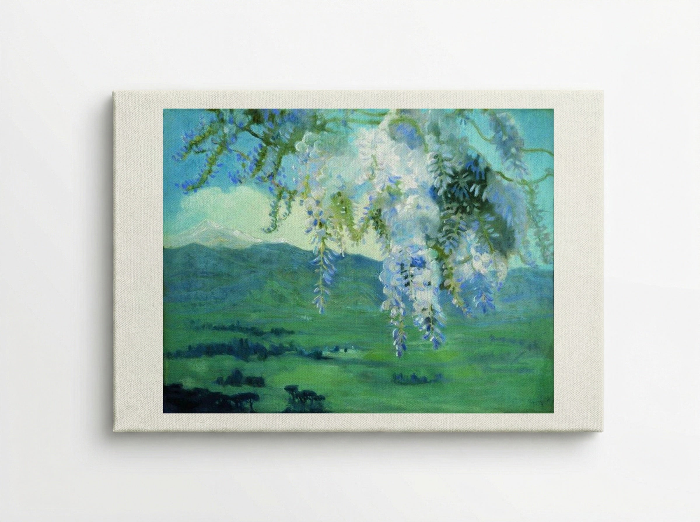 Blooming Wisteria - Boris Kustodiev - Canvas