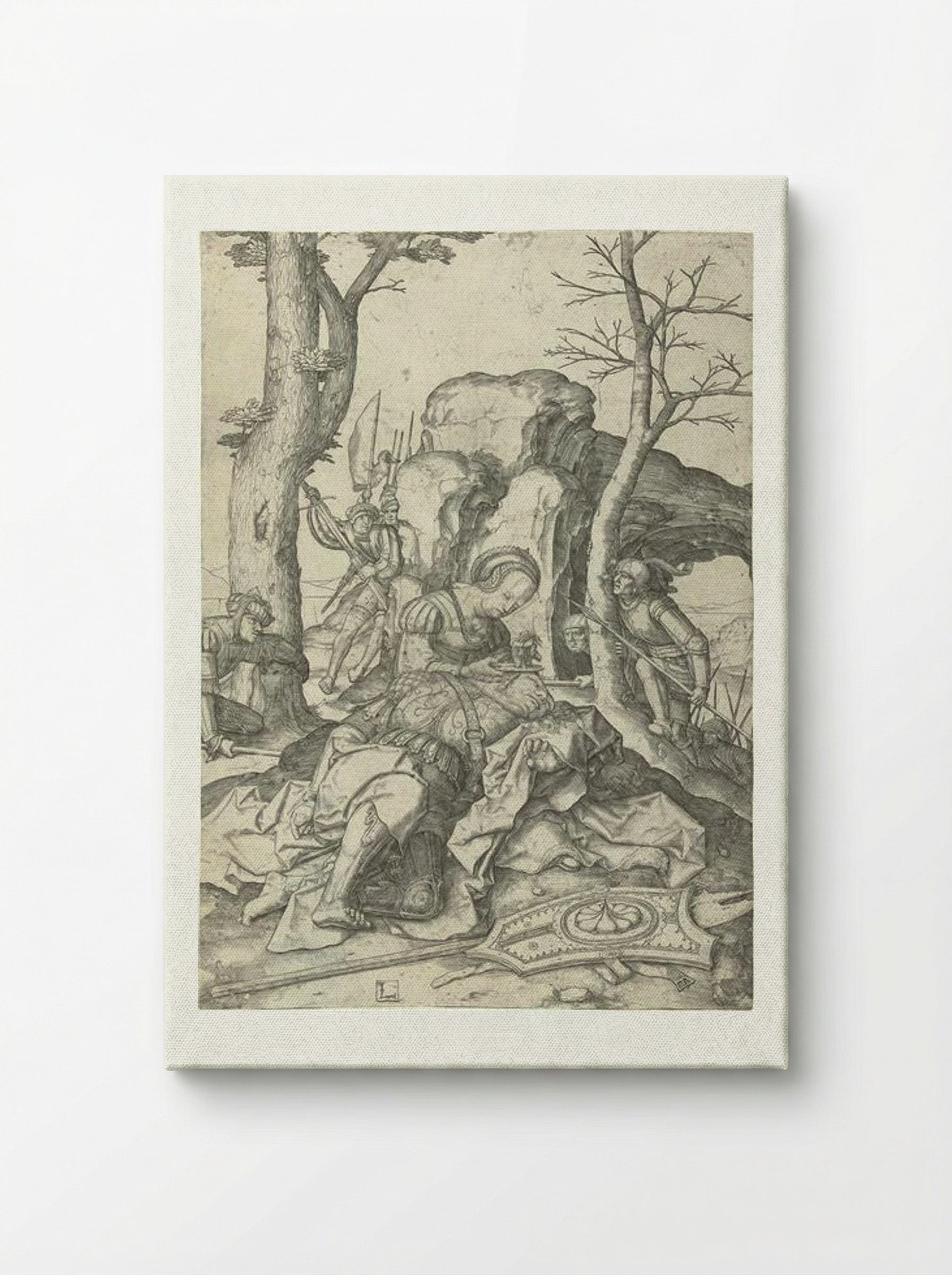 Samson and Delilah - Lucas van Leyden - Canvas