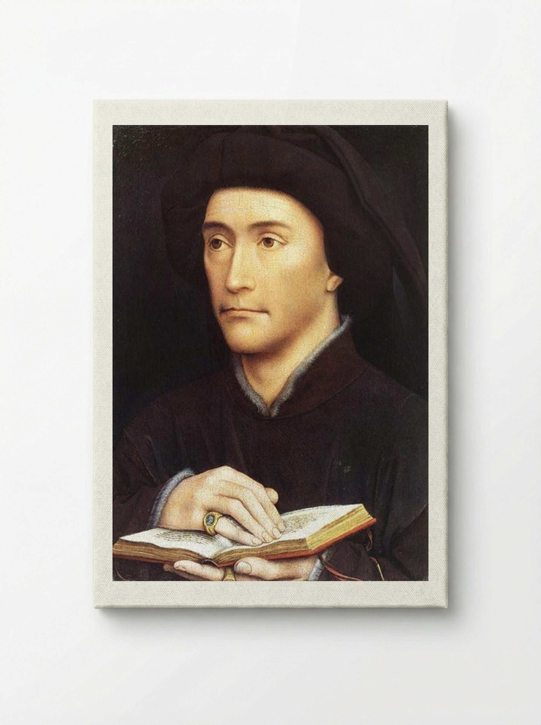 Portrait of a Man with a Book - Rogier van der Weyden - Canvas