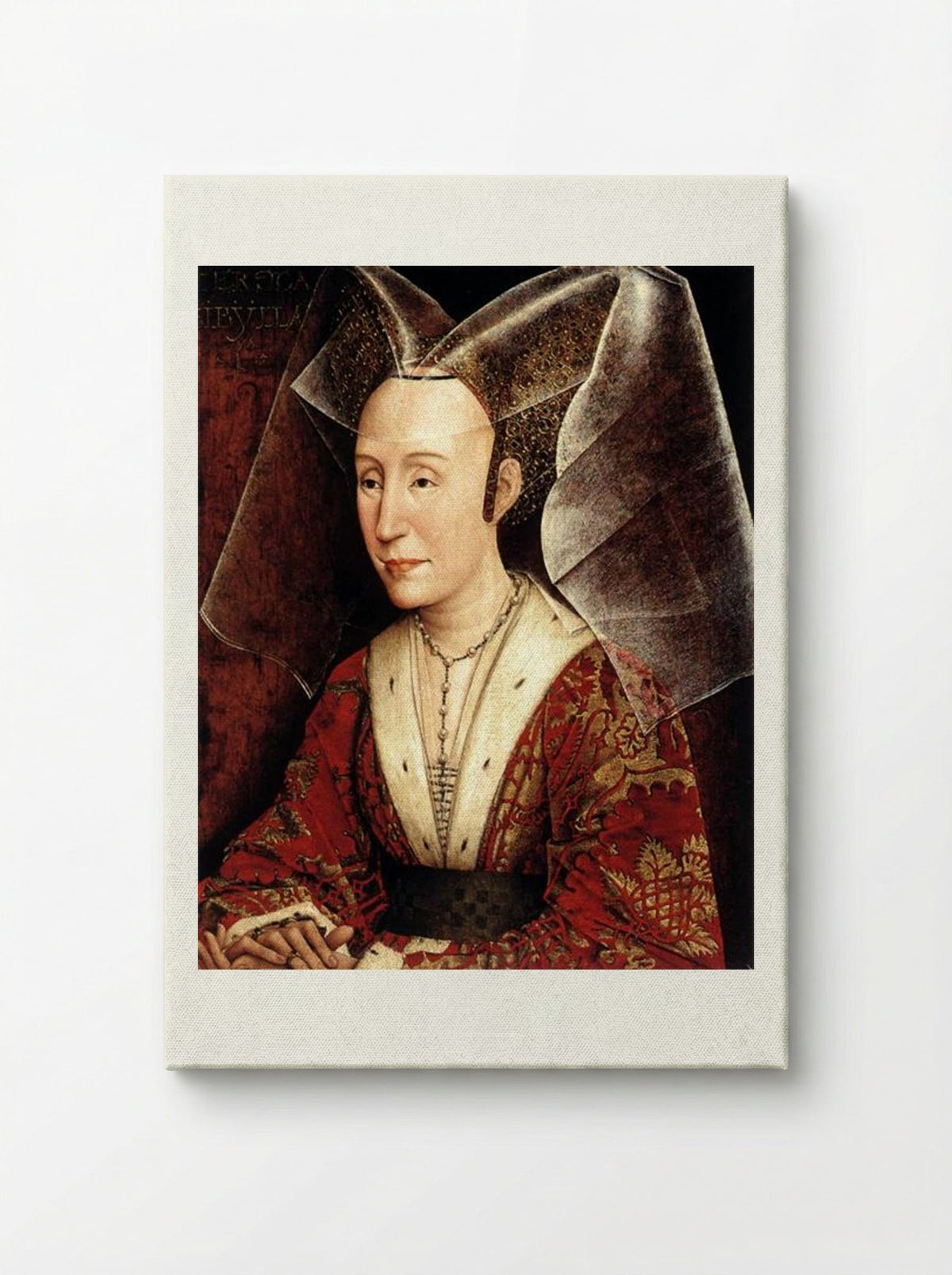 Portrait of Isabella of Portugal - Rogier van der Weyden - Canvas