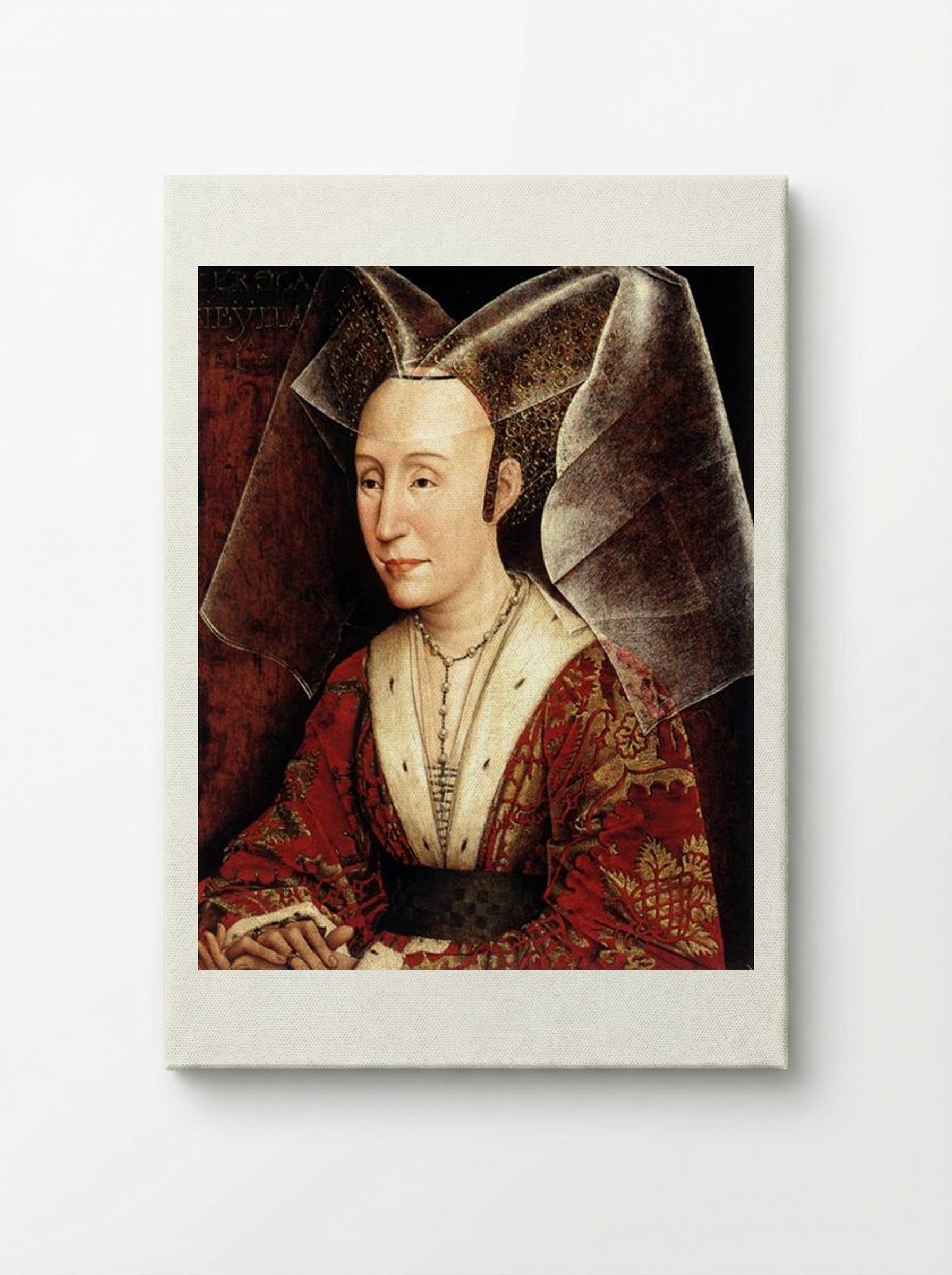 Portrait of Isabella of Portugal - Rogier van der Weyden - Canvas