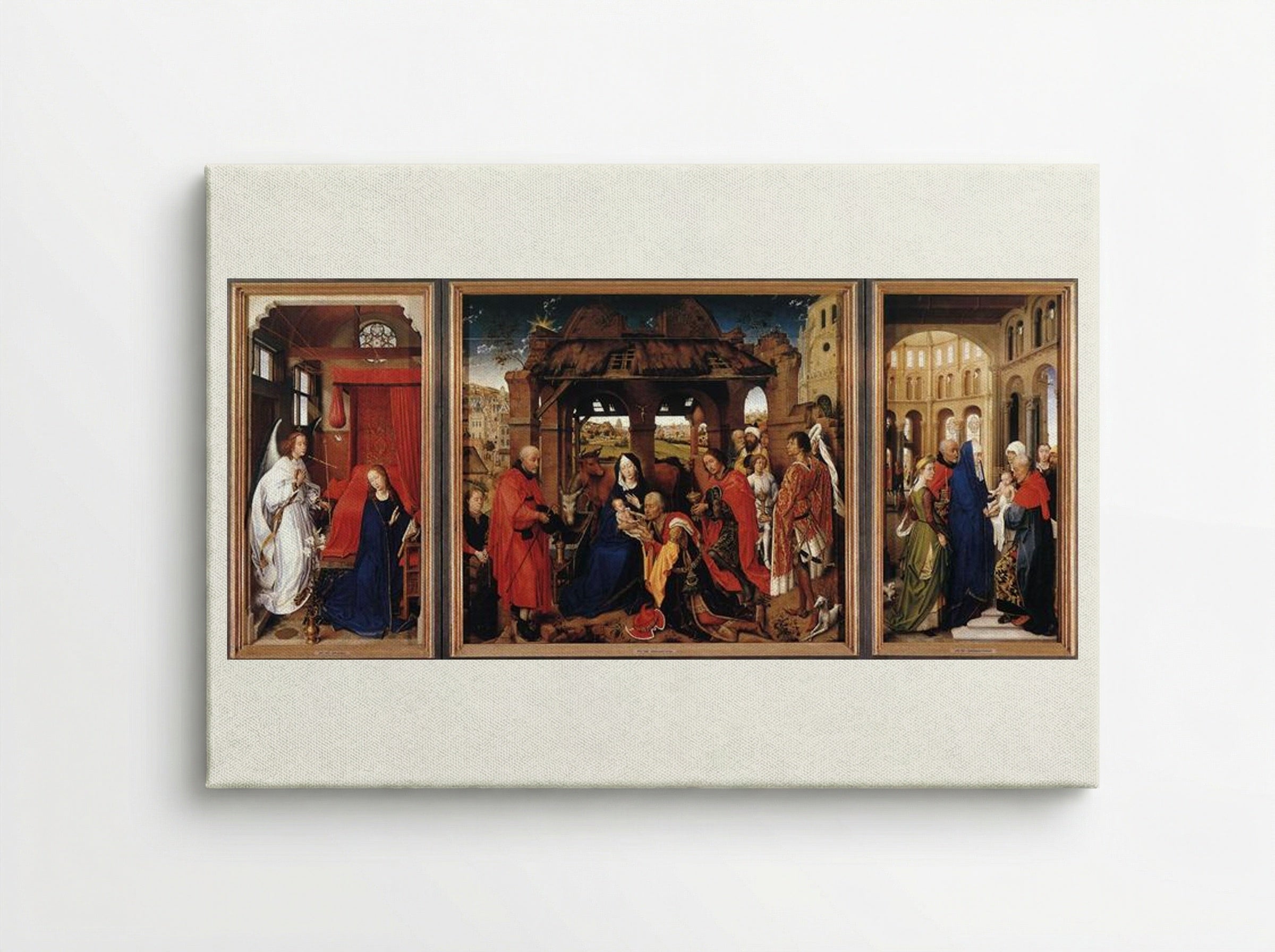 Saint Columba Altarpiece - Rogier van der Weyden - Canvas