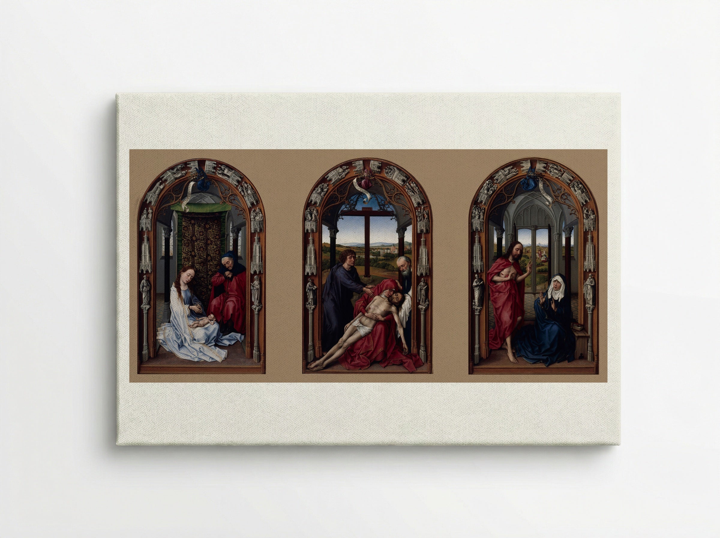 Miraflores Altarpiece - Rogier van der Weyden - Canvas