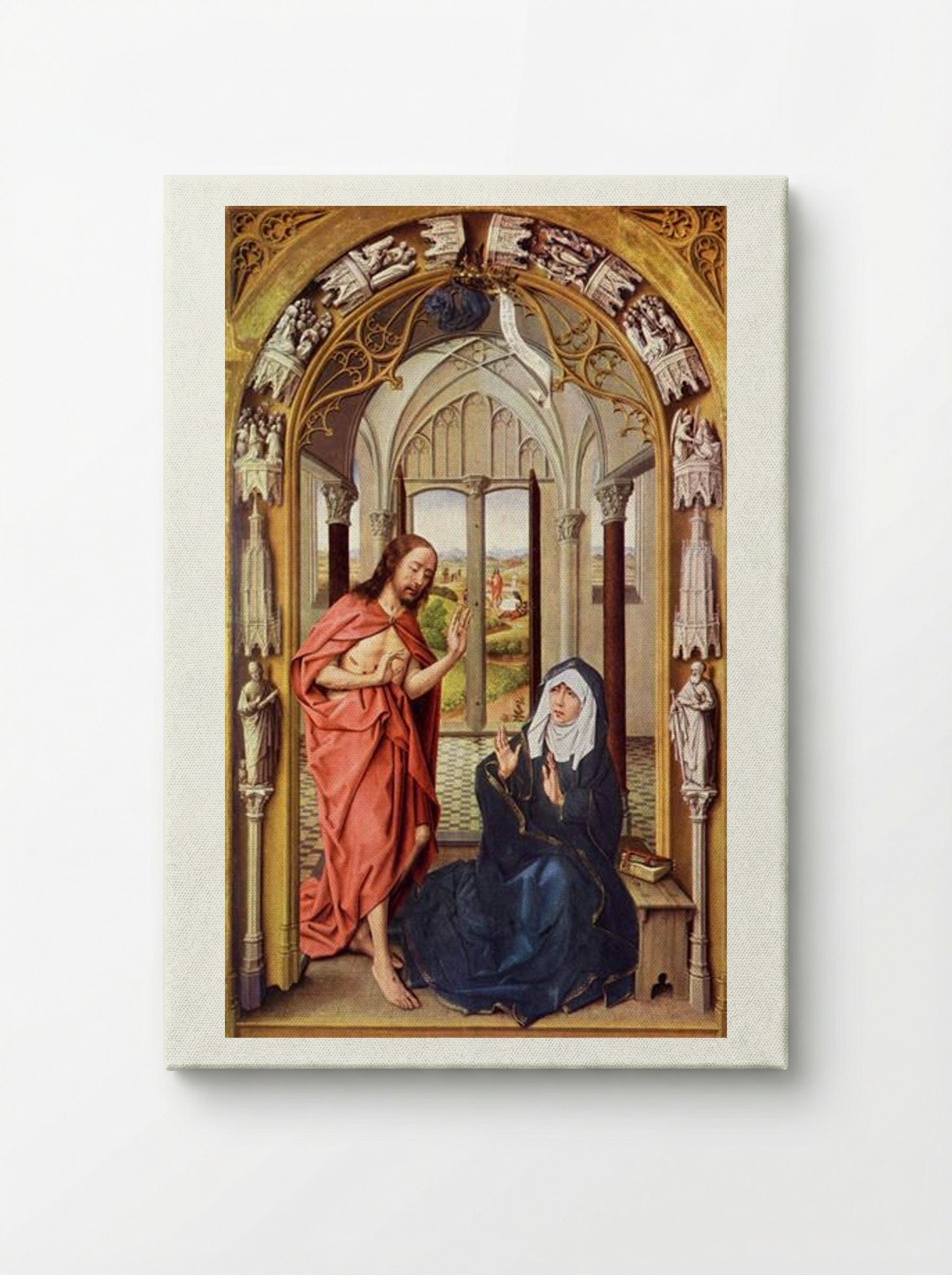 Christ Appearing to His Mother - Rogier van der Weyden - Canvas