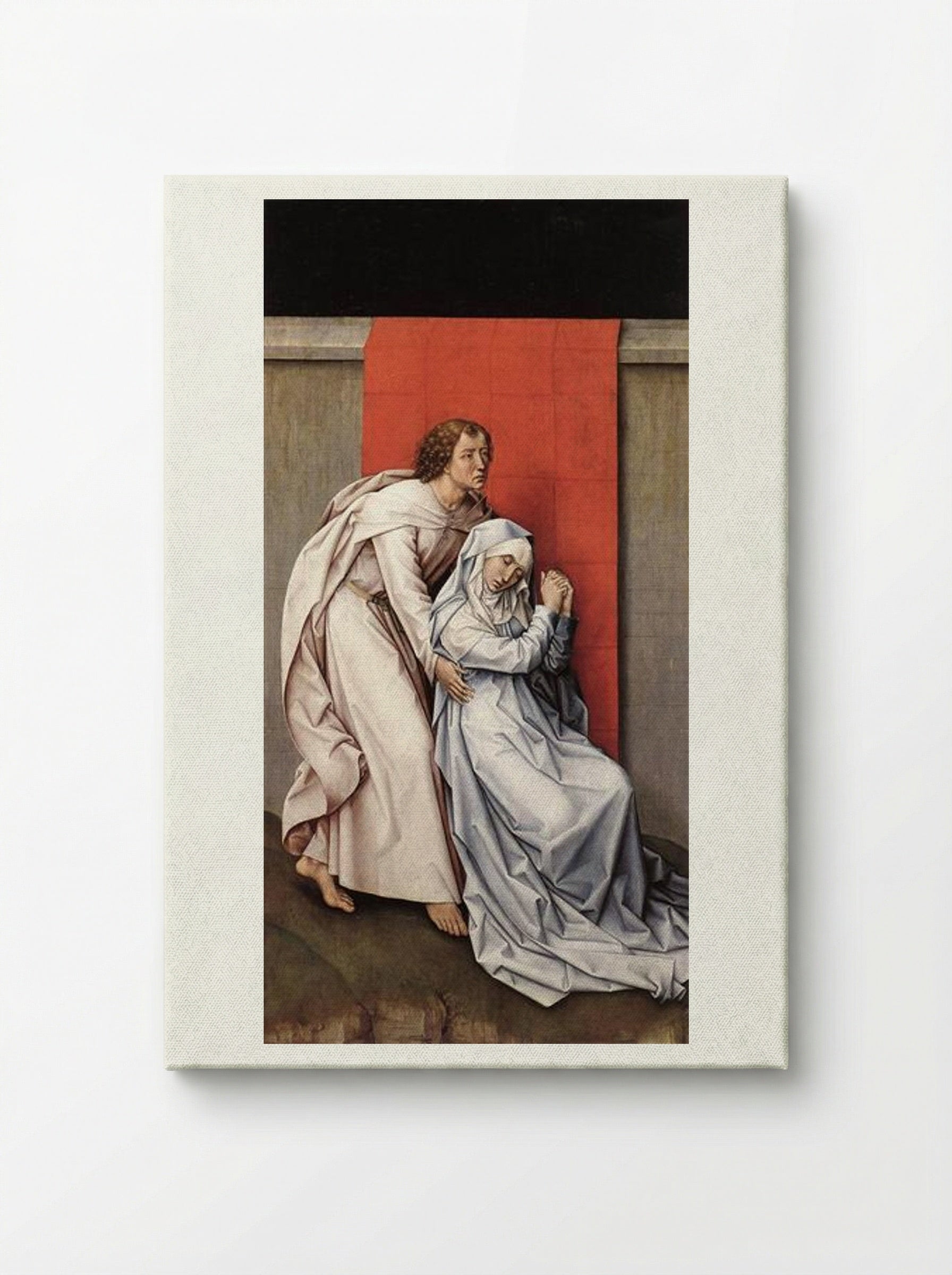 Crucifixion Diptych - Rogier van der Weyden - Canvas