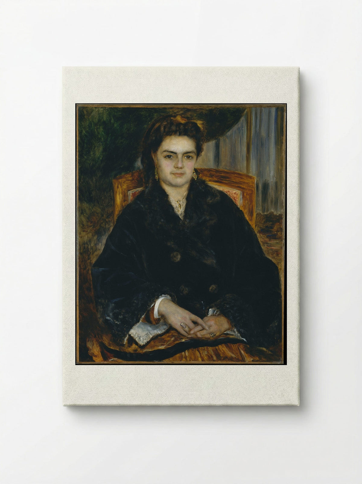 Madame Édouard Bernier - Auguste Renoir - Canvas