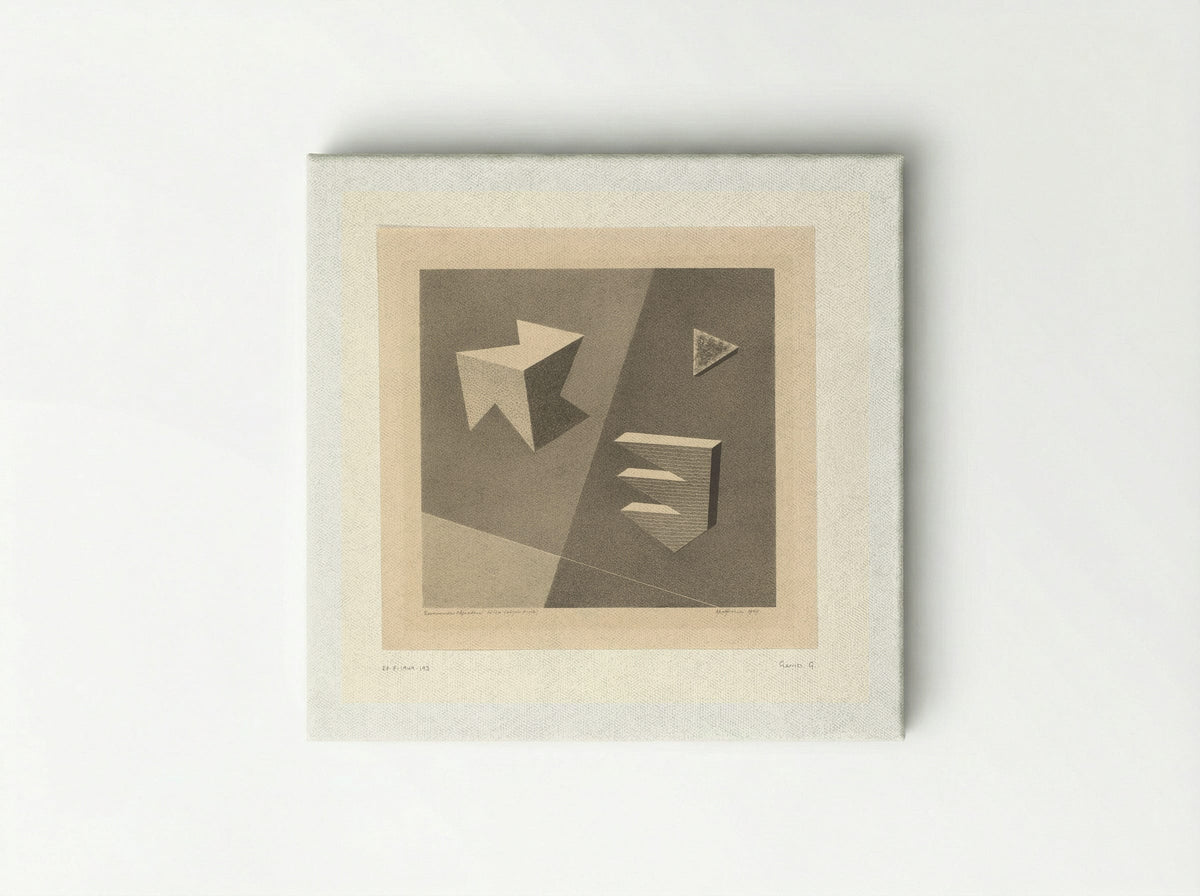Zwevende objecten - Ger Gerrits - Canvas