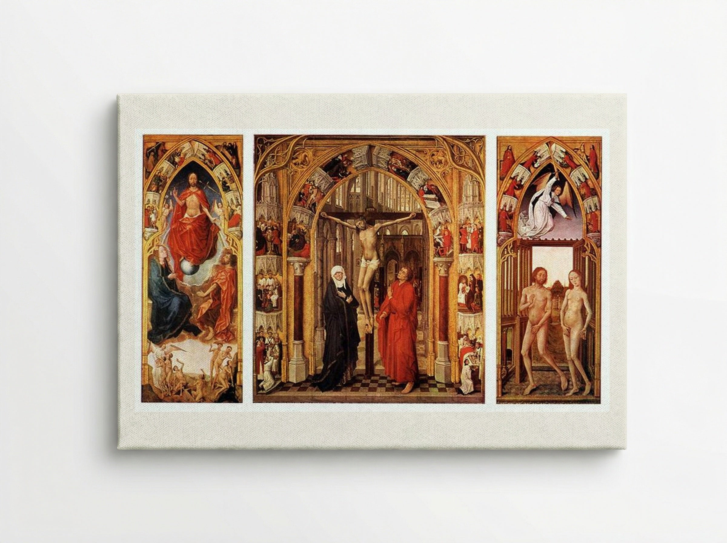 Triptych of the Redemption - Rogier van der Weyden - Canvas