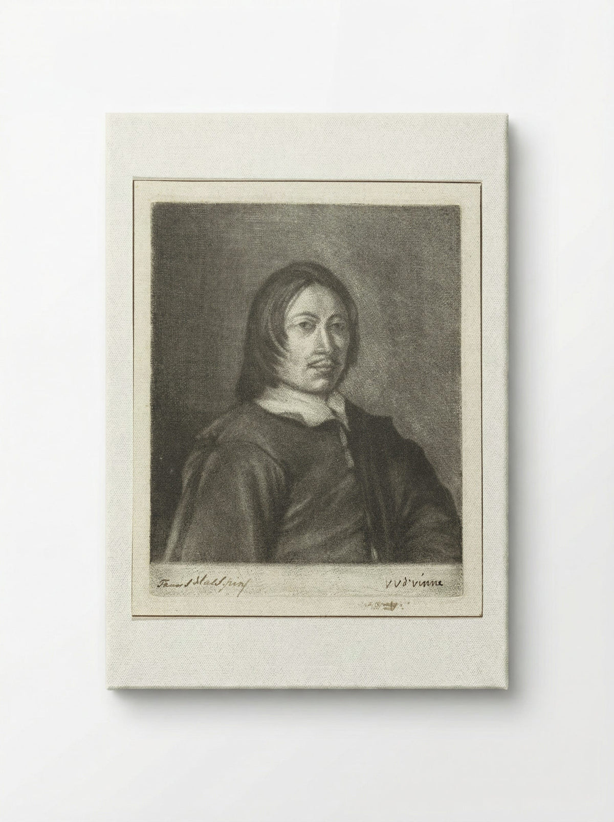 Portrait of a Man (After Frans Hals) - Vincent Laurensz. van der Vinne (II) - Canvas