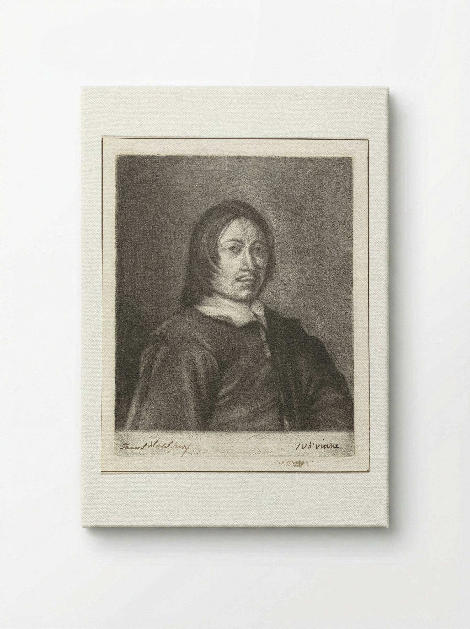 Portrait of a Man (After Frans Hals) - Vincent Laurensz. van der Vinne (II) - Canvas