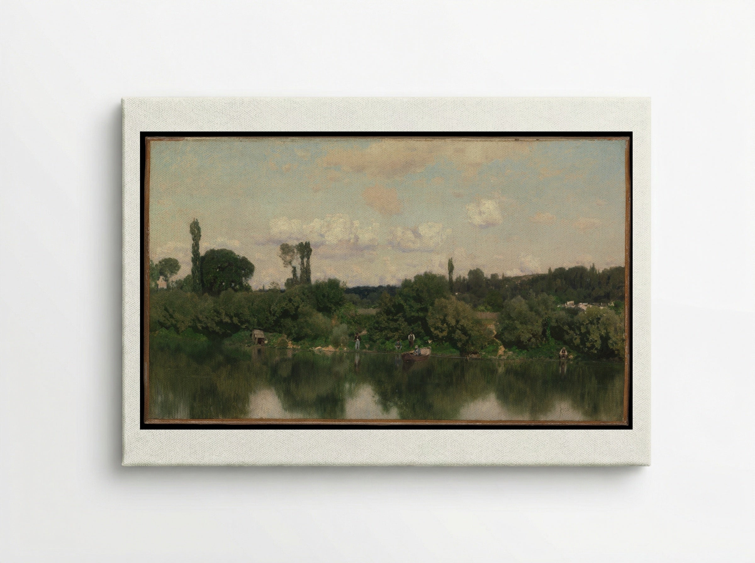 On the Seine - Martín Rico y Ortega - Canvas