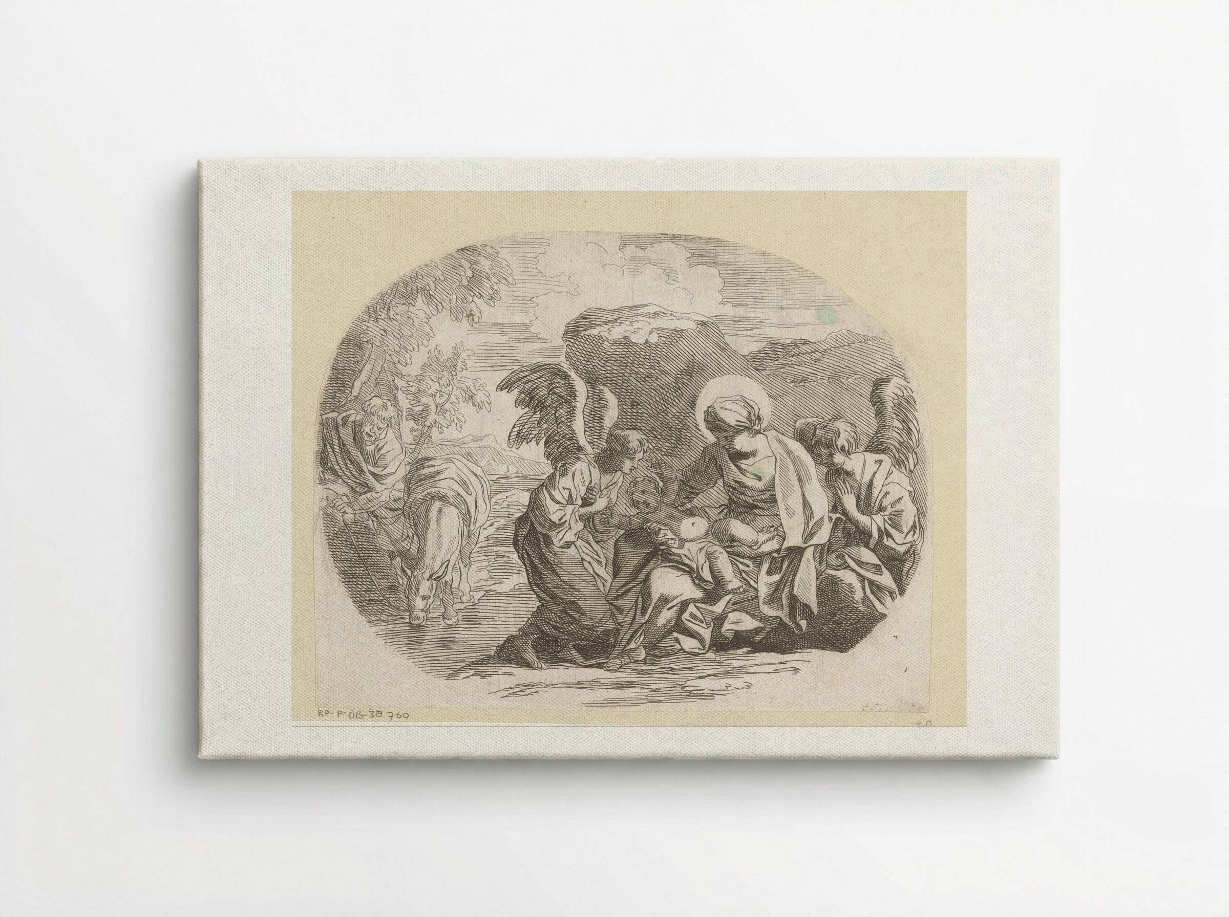 Rest on the Flight into Egypt - Sébastien Bourdon - Canvas