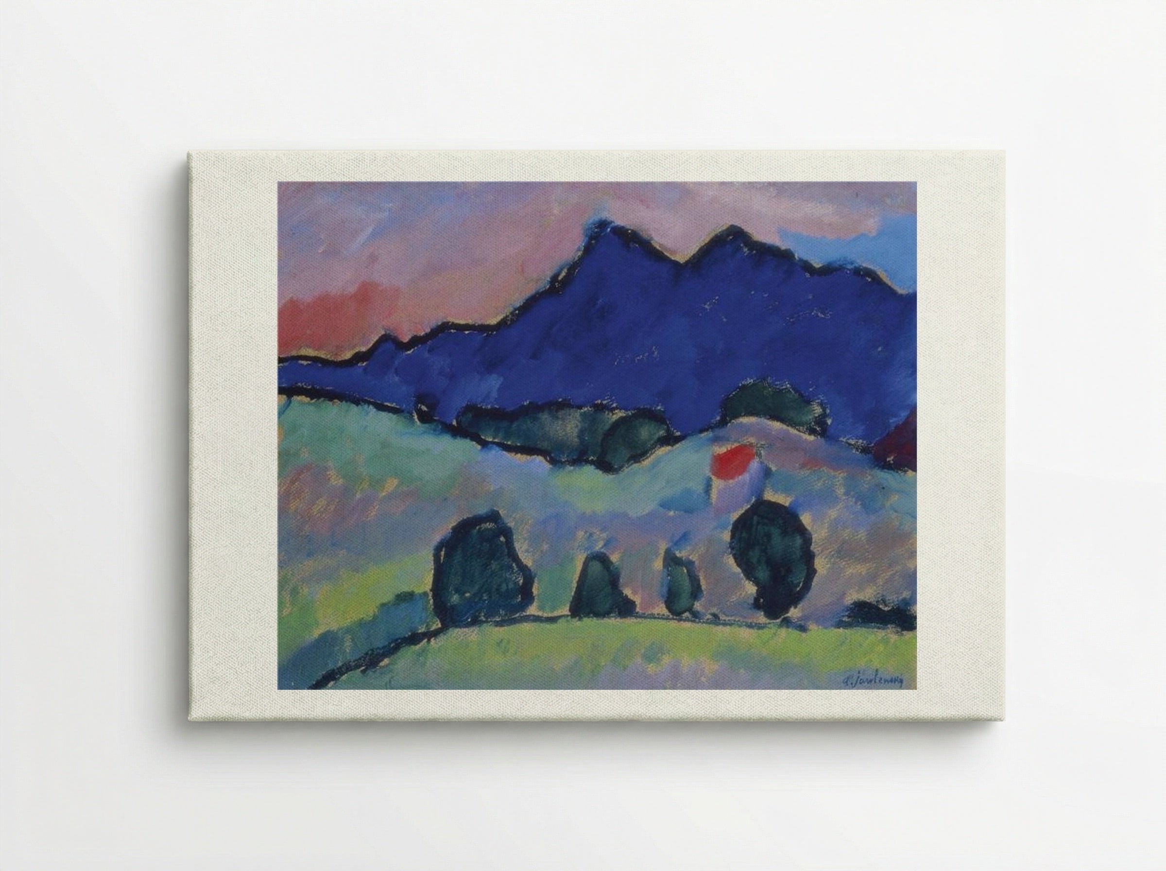 Blauer Berg - Alexej von Jawlensky - Canvas