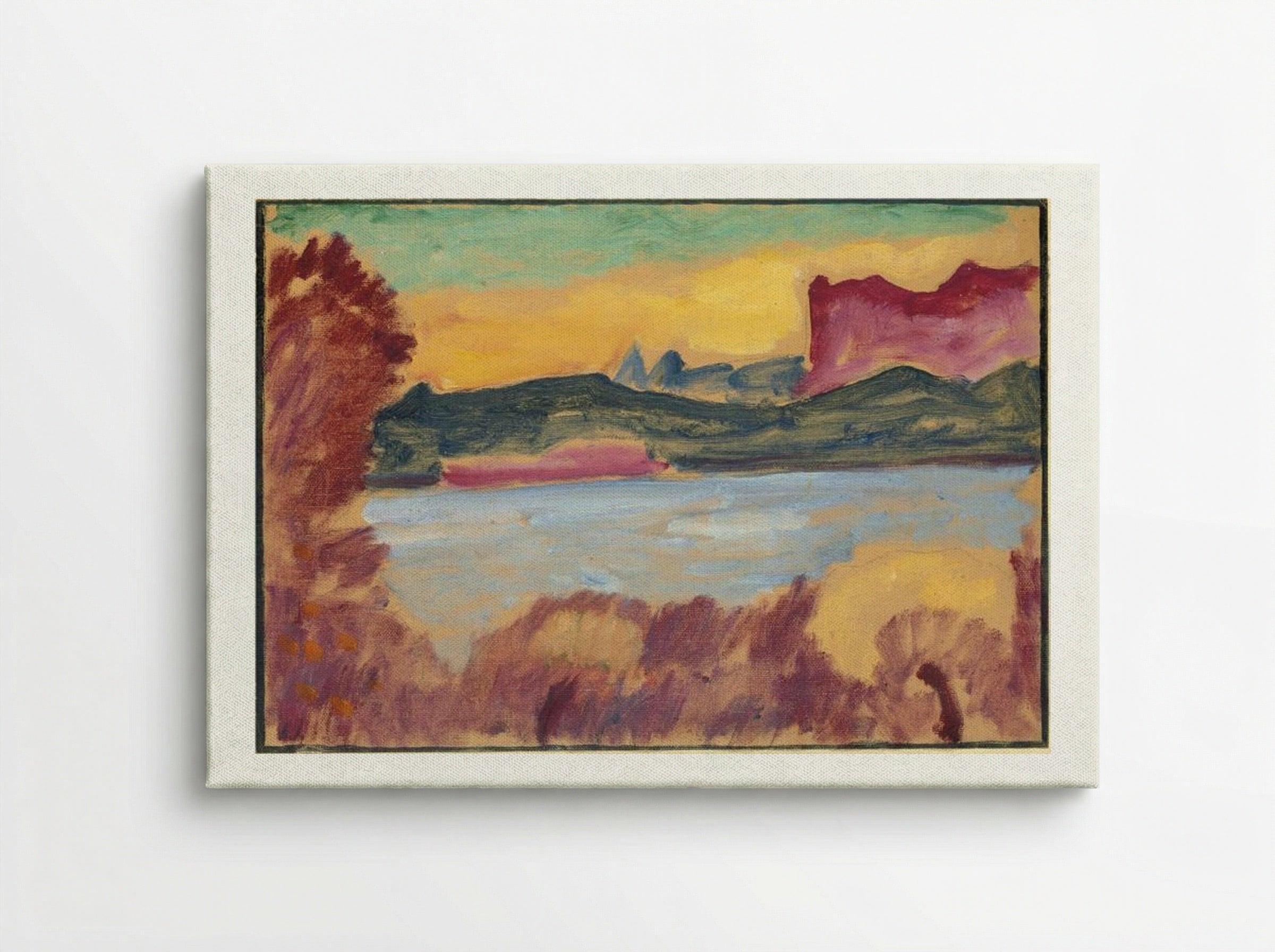 Landschaft, Genfer See - Alexej von Jawlensky - Canvas
