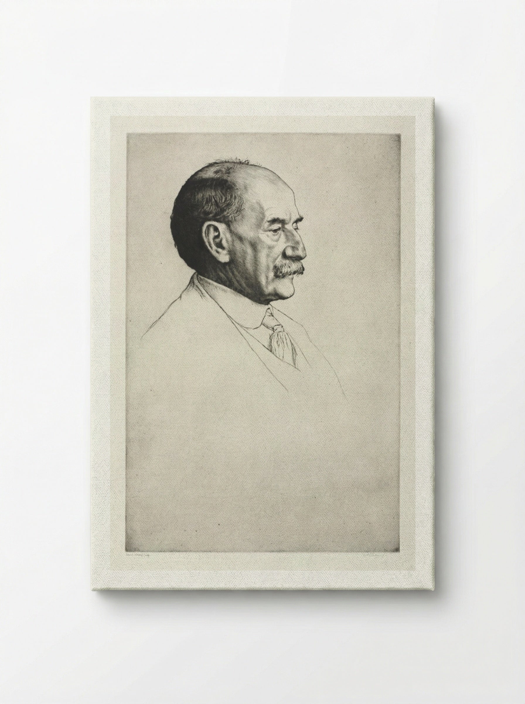 Thomas Hardy, Facing Right - William Strang - Canvas