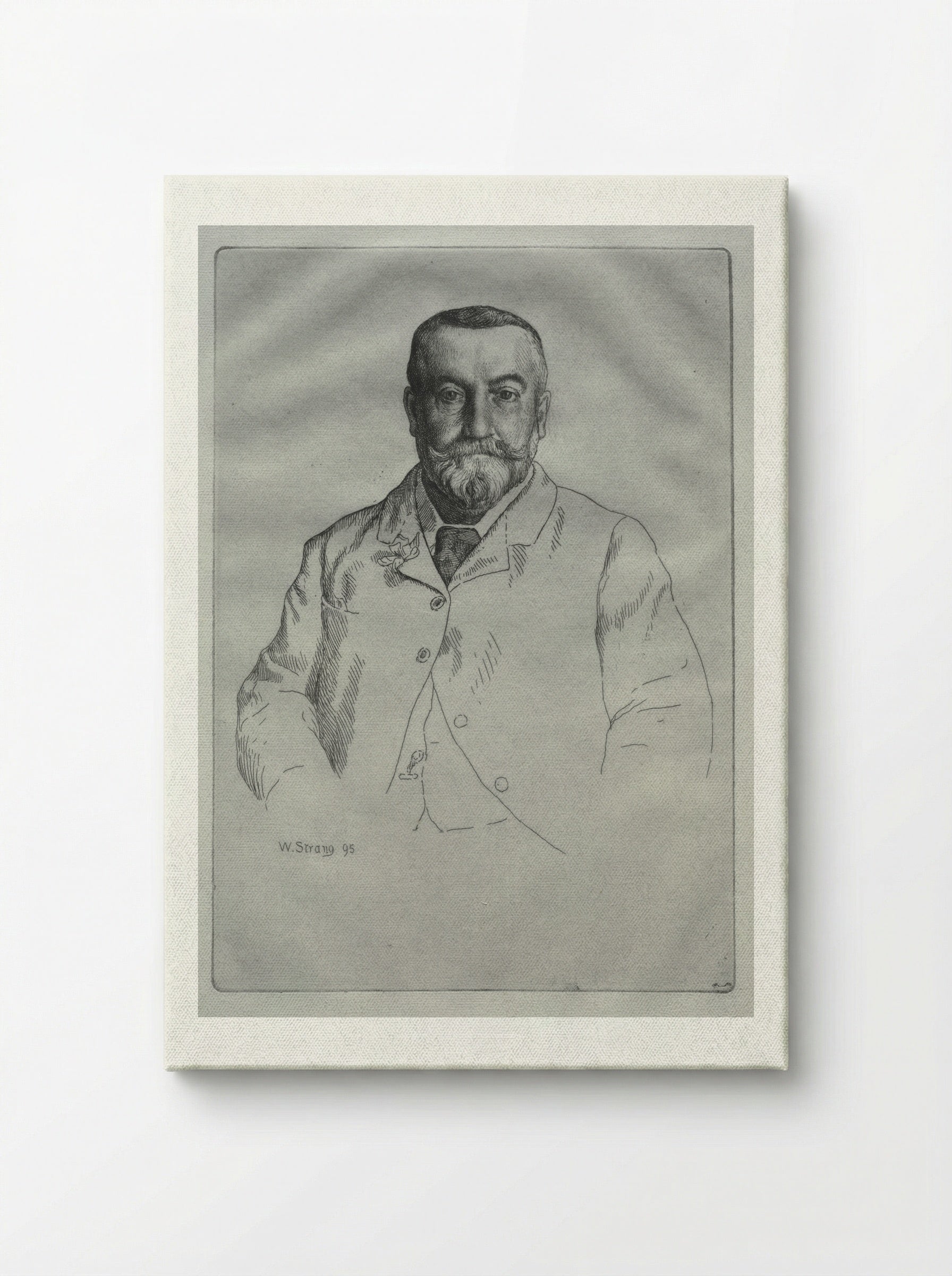 Portrait of H. Cock - William Strang - Canvas